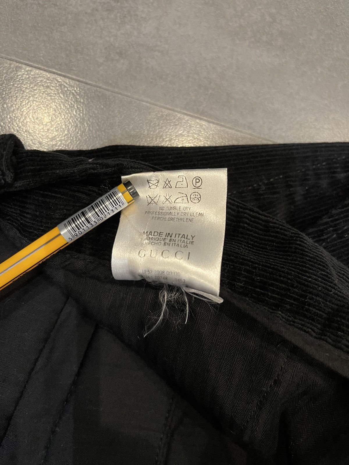 Gucci FW08 Gucci Black Corduroy Casual Pants Size US 36 / EU 52 - 13 Thumbnail