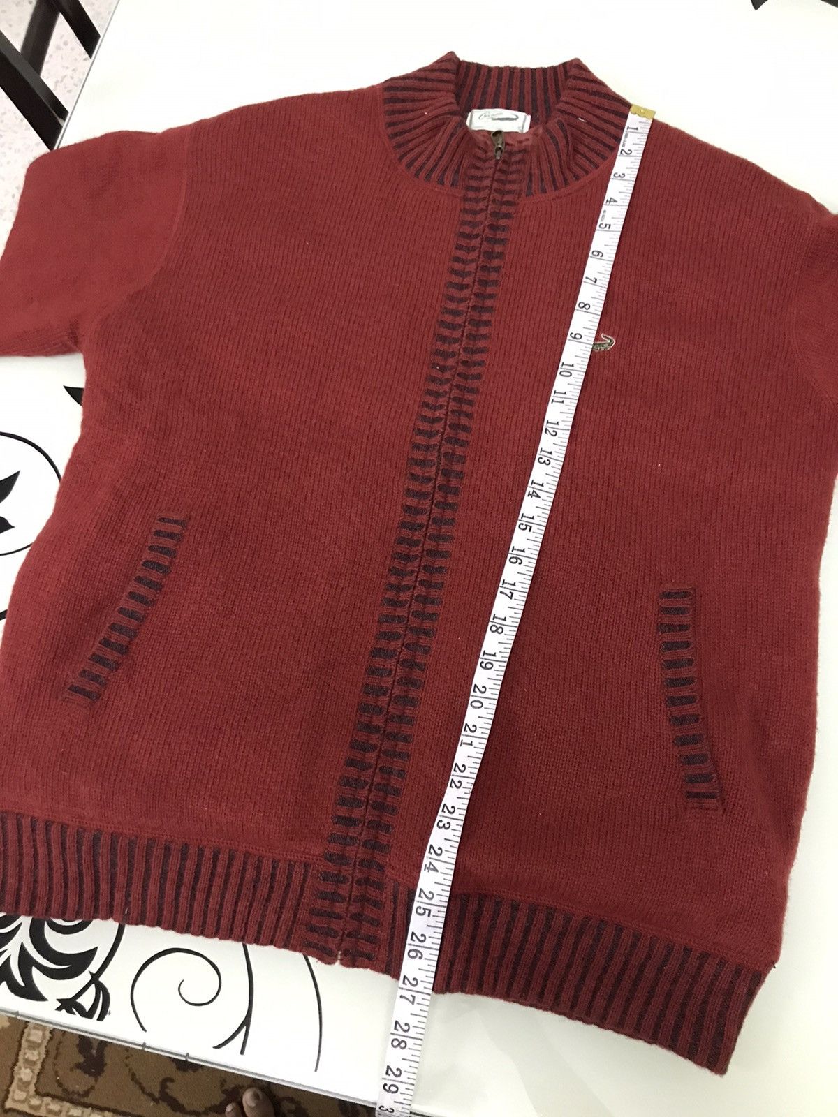 Japanese Brand Vintage Crocodile Minimalist Knit Jacket Size US L / EU 52-54 / 3 - 20 Thumbnail