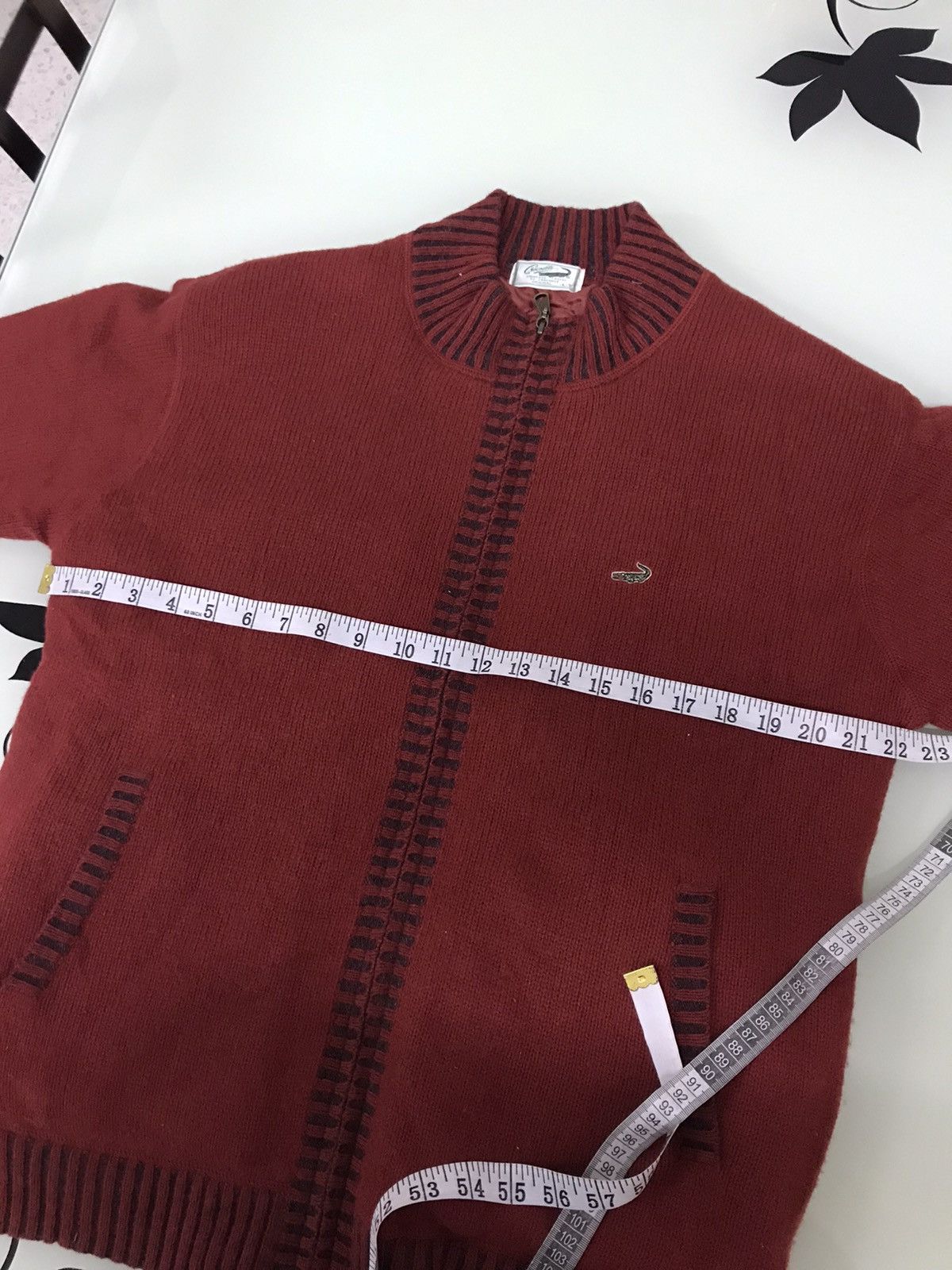 Japanese Brand Vintage Crocodile Minimalist Knit Jacket Size US L / EU 52-54 / 3 - 19 Thumbnail