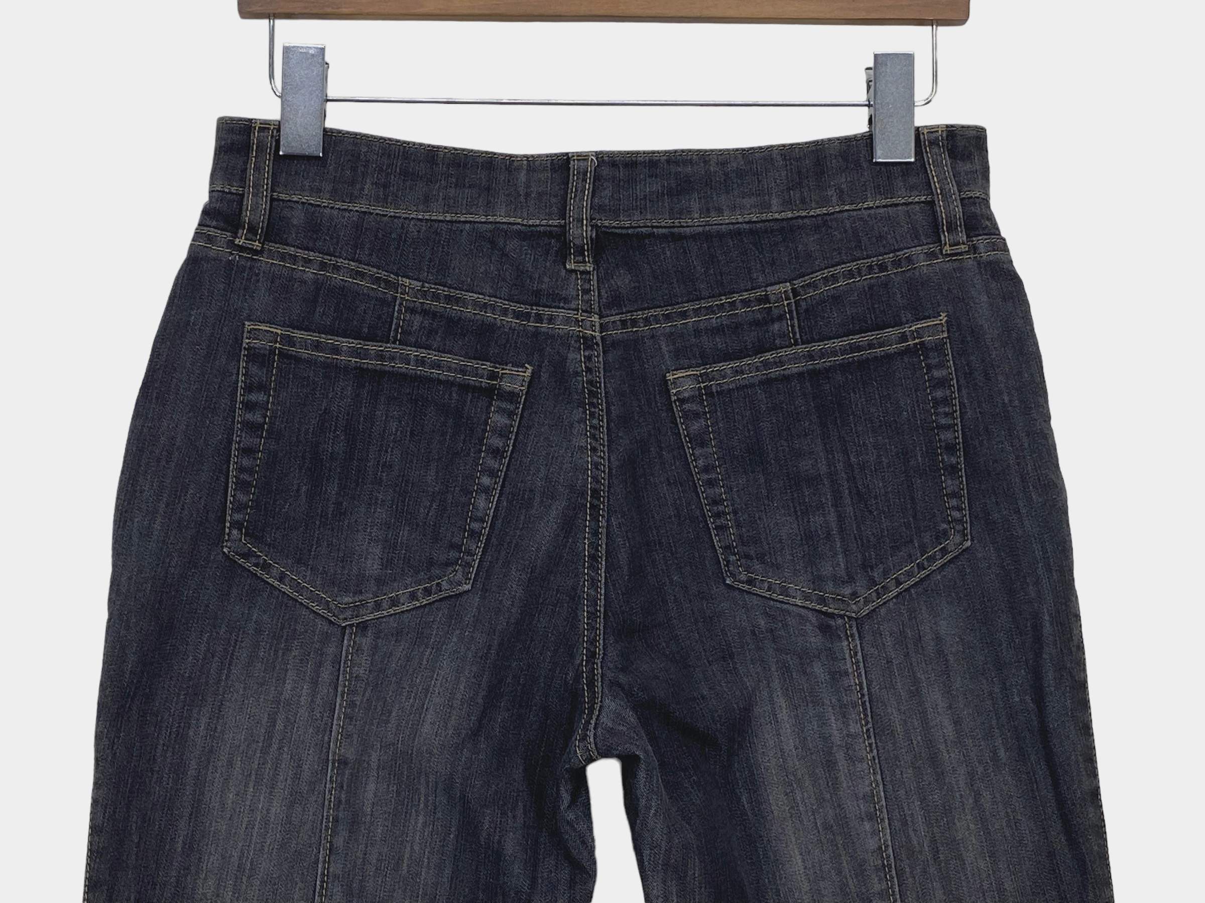 Japanese Brand Advantage+F Flare Jeans Baker Pocket Bootcut Jeans Size 29" - 6 Thumbnail