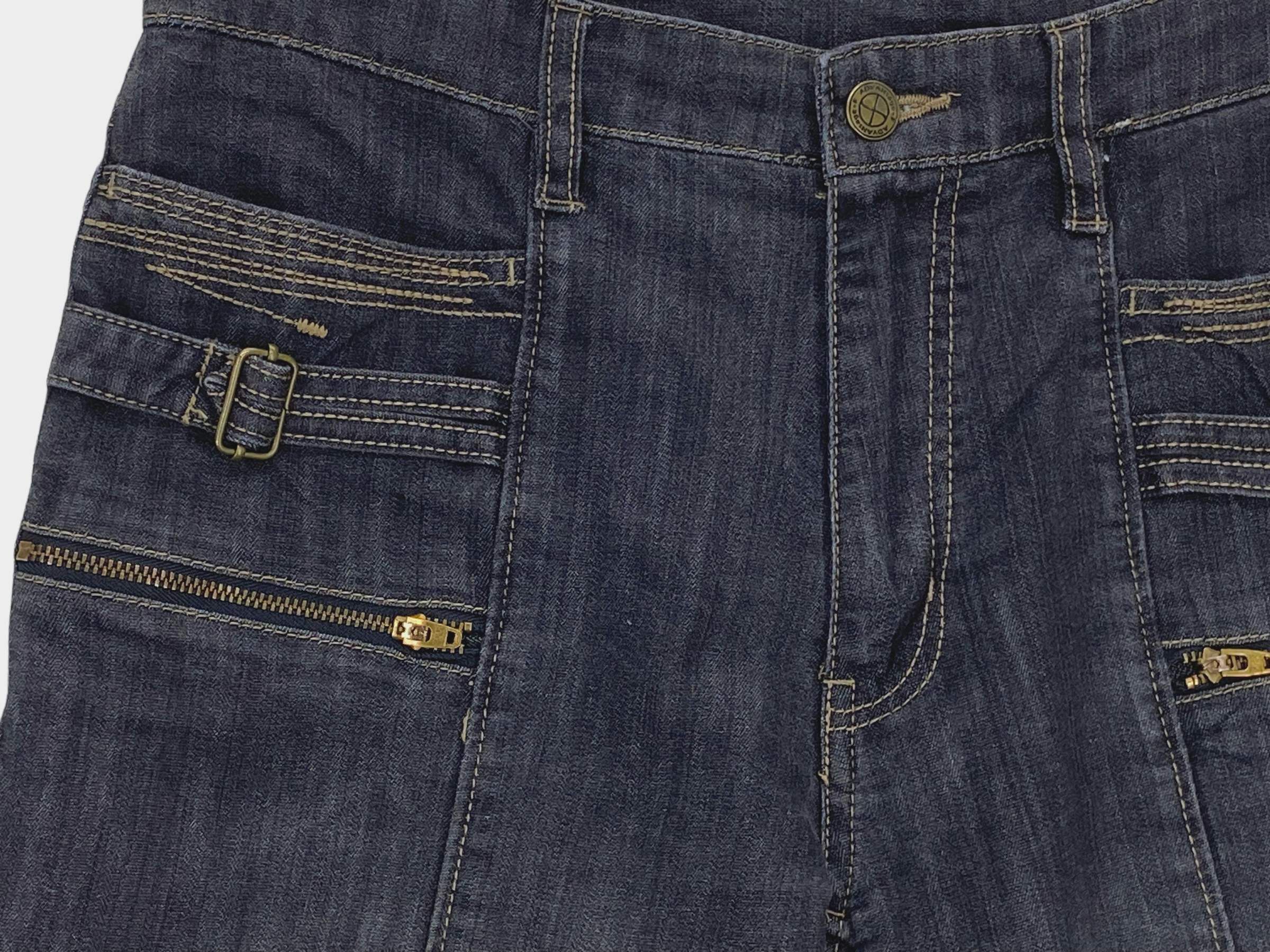 Japanese Brand Advantage+F Flare Jeans Baker Pocket Bootcut Jeans Size 29" - 11 Thumbnail