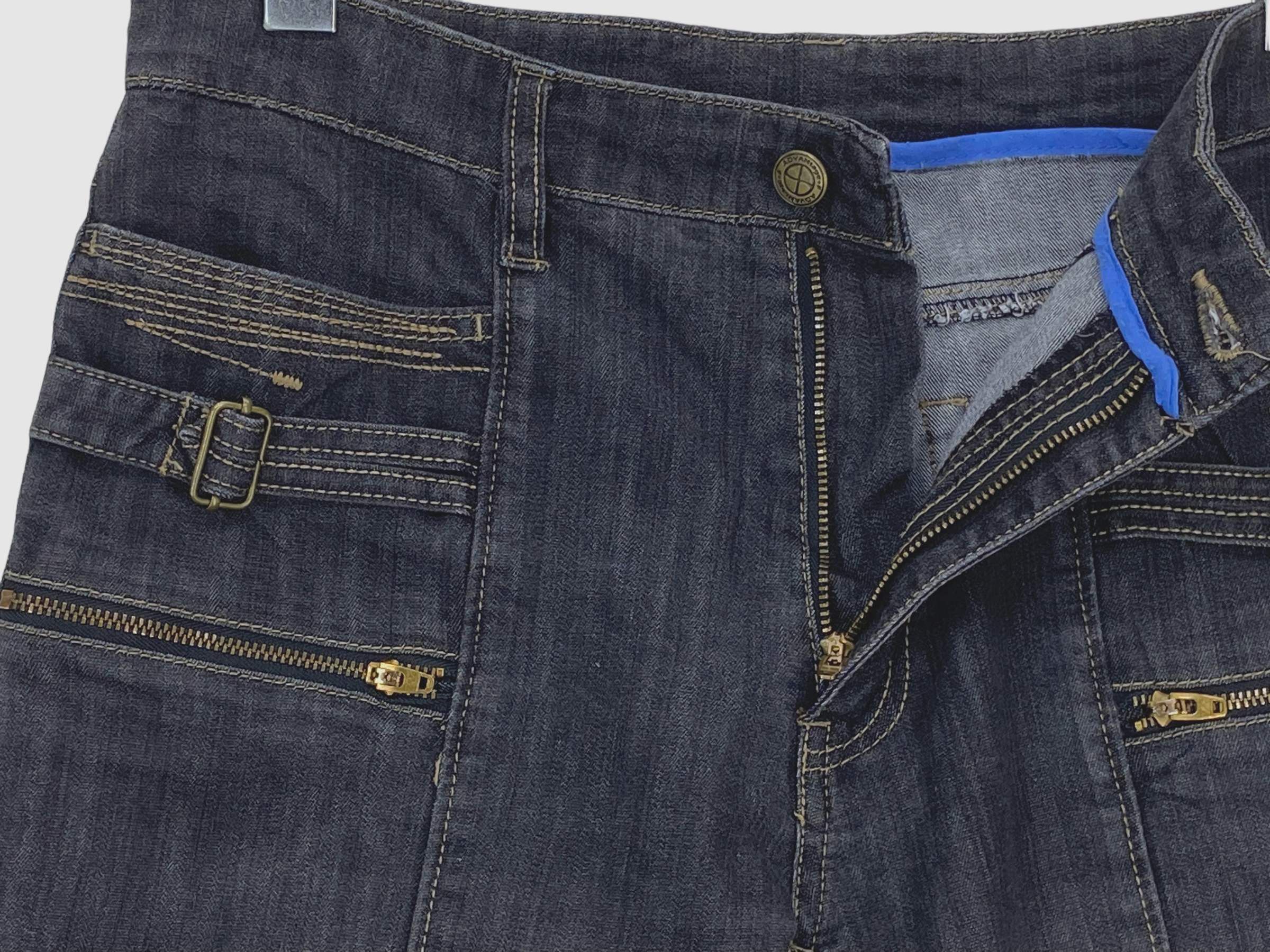 Japanese Brand Advantage+F Flare Jeans Baker Pocket Bootcut Jeans Size 29" - 10 Thumbnail
