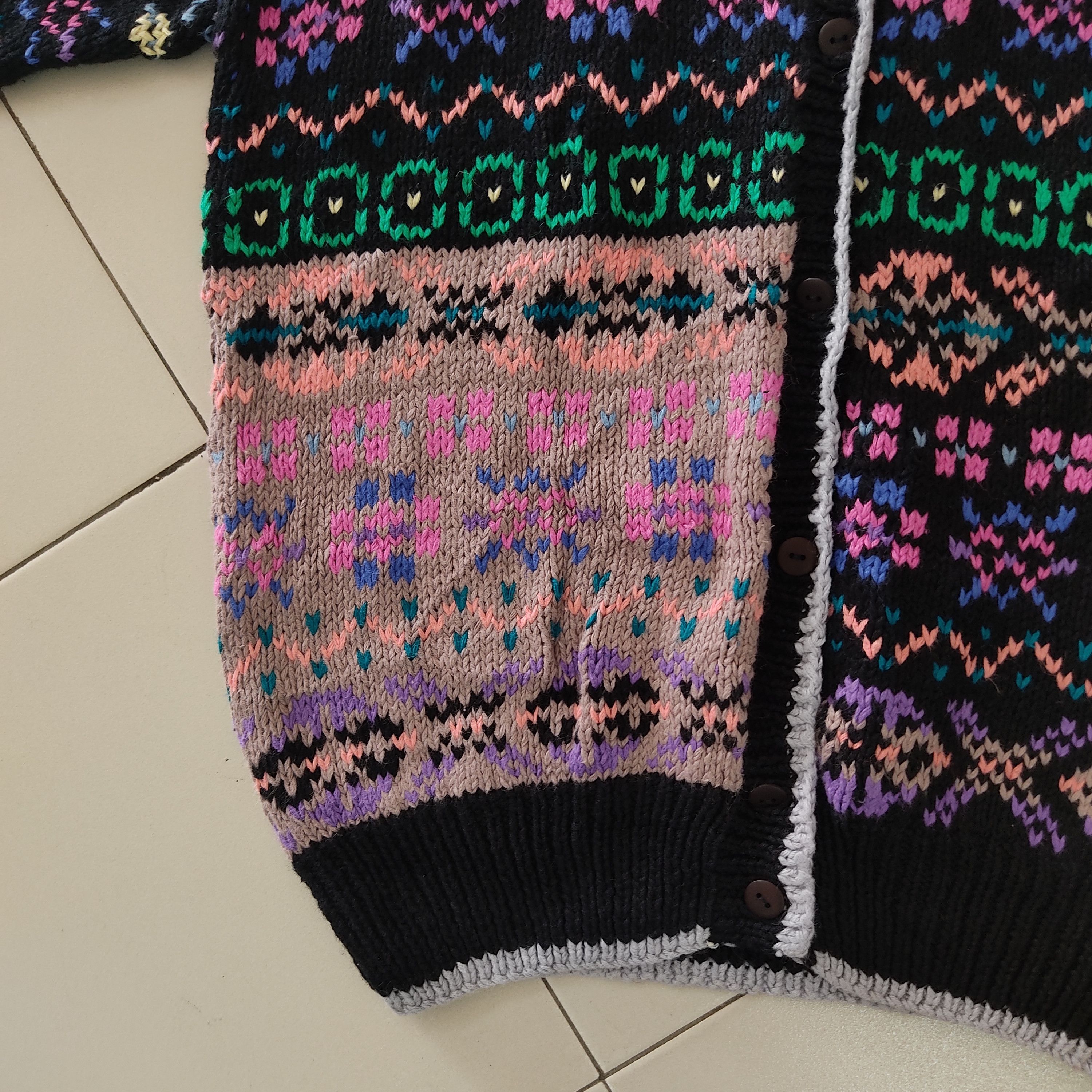 Aran Isles Knitwear NOS Northern Isles Hand Knit Multicolour Cardigan Knitwear Size US M / EU 48-50 / 2 - 18 Thumbnail