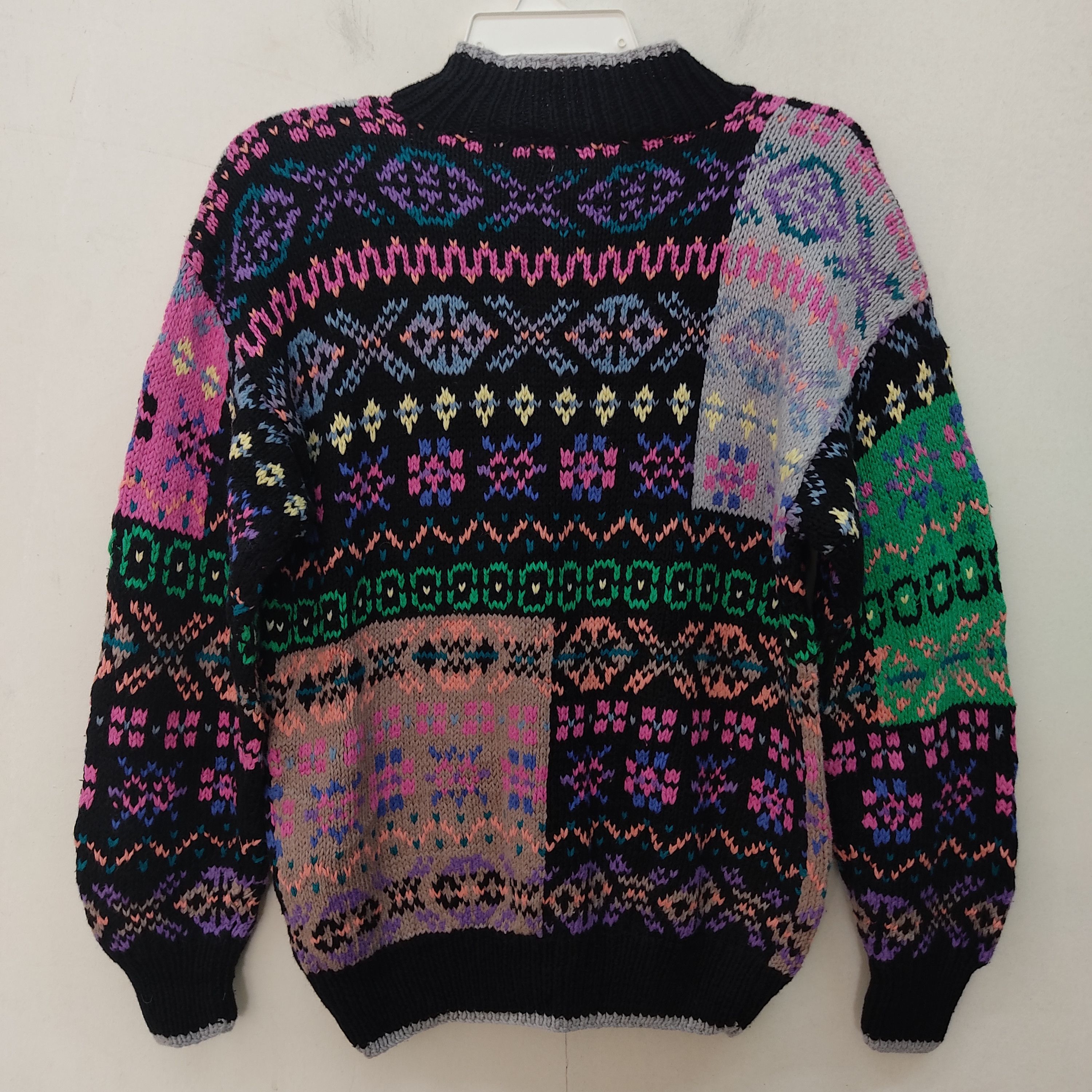 Aran Isles Knitwear NOS Northern Isles Hand Knit Multicolour Cardigan Knitwear Size US M / EU 48-50 / 2 - 2 Thumbnail