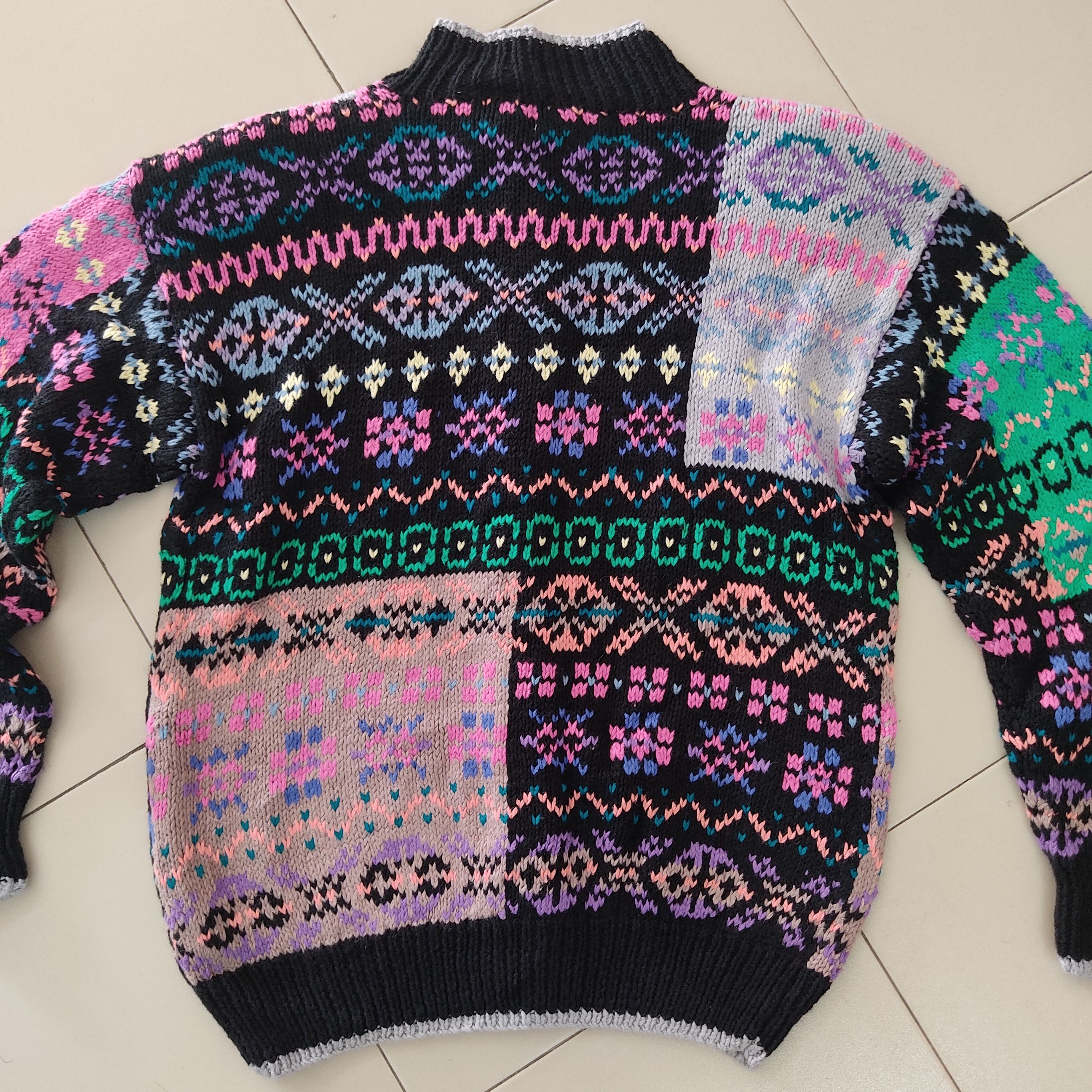 Aran Isles Knitwear NOS Northern Isles Hand Knit Multicolour Cardigan Knitwear Size US M / EU 48-50 / 2 - 21 Thumbnail