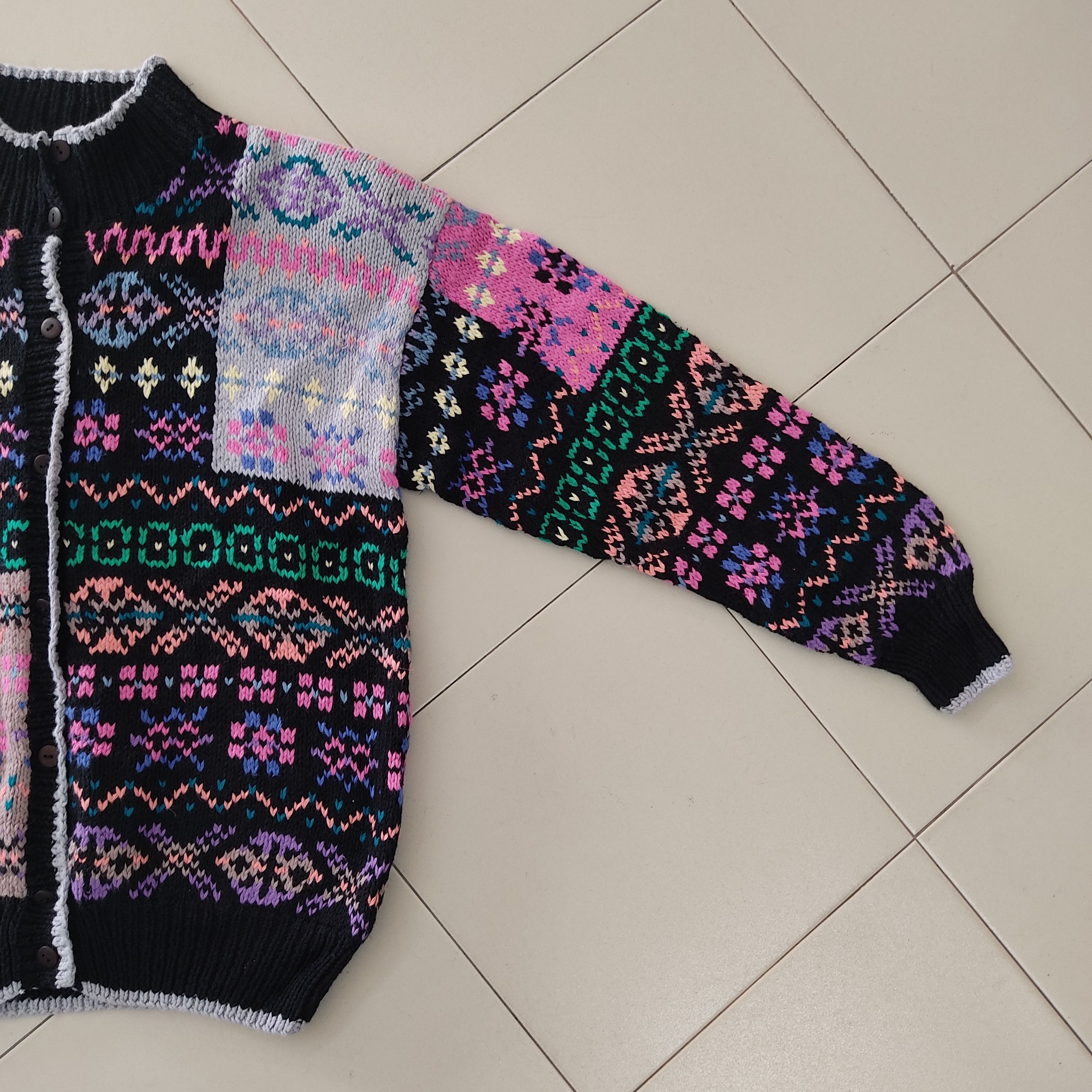 Aran Isles Knitwear NOS Northern Isles Hand Knit Multicolour Cardigan Knitwear Size US M / EU 48-50 / 2 - 13 Thumbnail