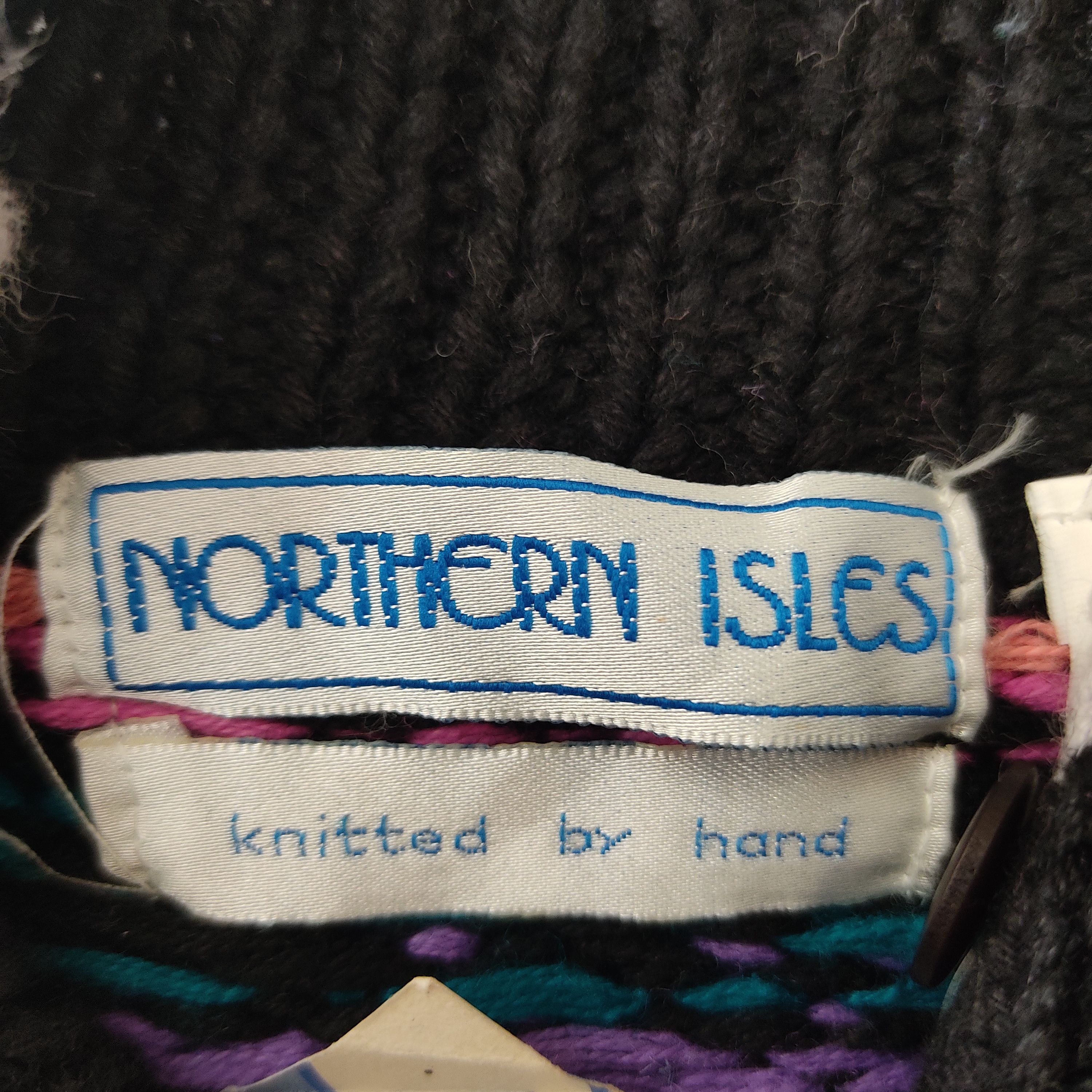 Aran Isles Knitwear NOS Northern Isles Hand Knit Multicolour Cardigan Knitwear Size US M / EU 48-50 / 2 - 9 Thumbnail