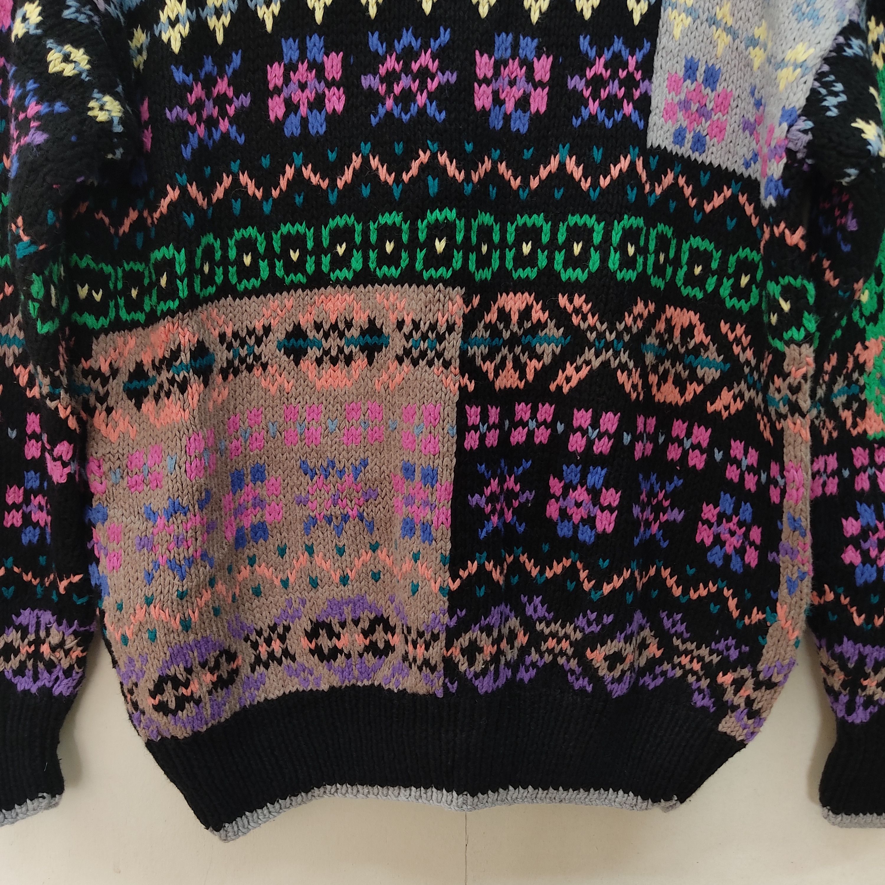 Aran Isles Knitwear NOS Northern Isles Hand Knit Multicolour Cardigan Knitwear Size US M / EU 48-50 / 2 - 8 Thumbnail
