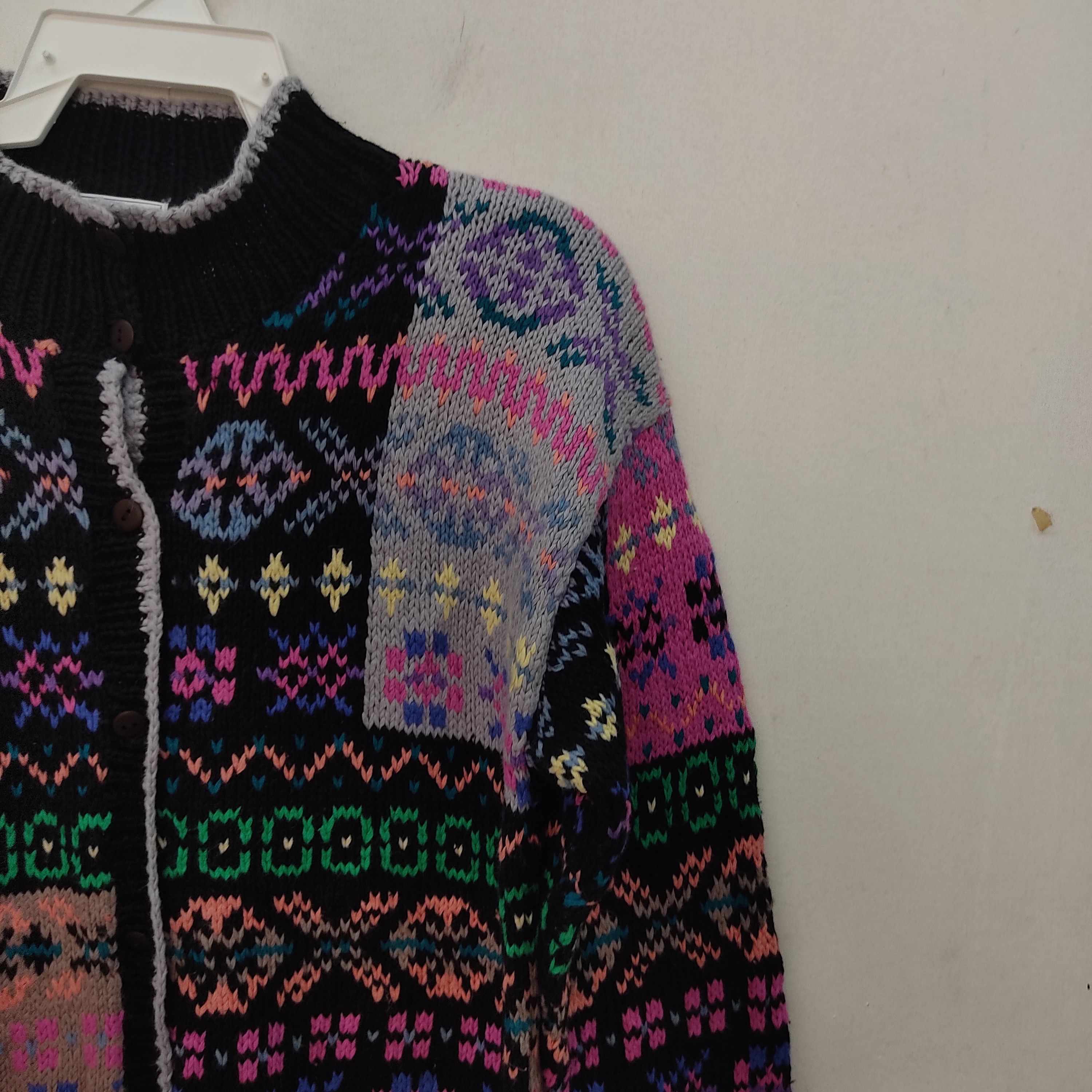 Aran Isles Knitwear NOS Northern Isles Hand Knit Multicolour Cardigan Knitwear Size US M / EU 48-50 / 2 - 4 Thumbnail