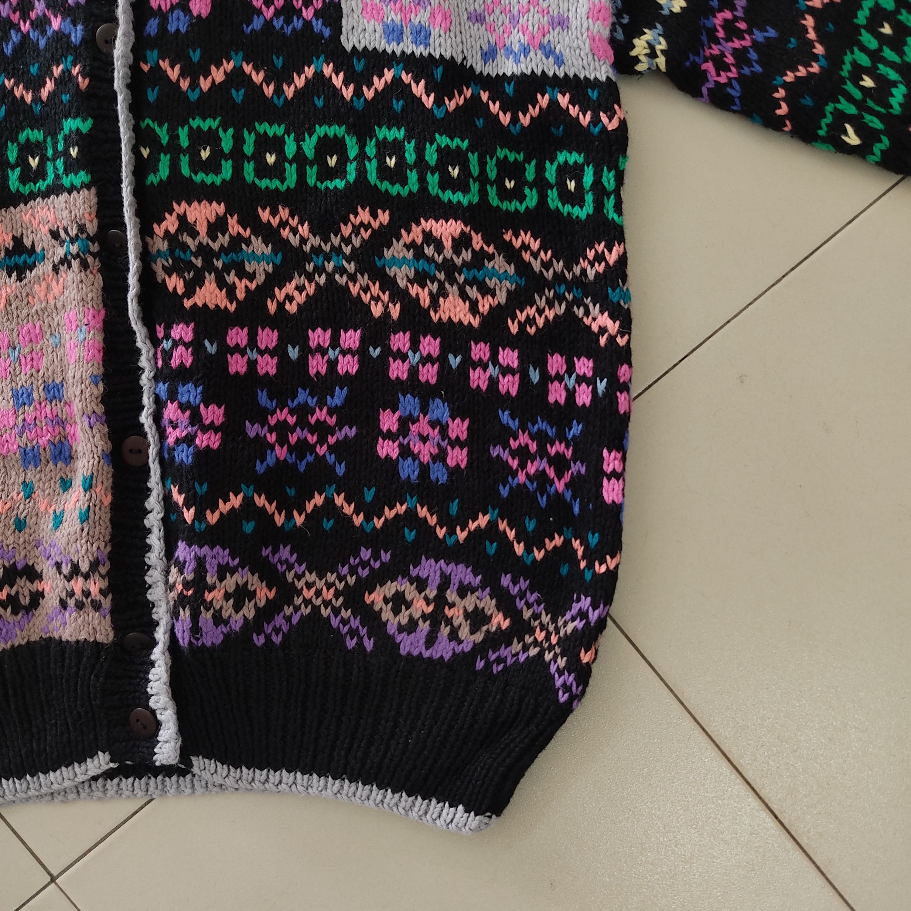 Aran Isles Knitwear NOS Northern Isles Hand Knit Multicolour Cardigan Knitwear Size US M / EU 48-50 / 2 - 19 Thumbnail