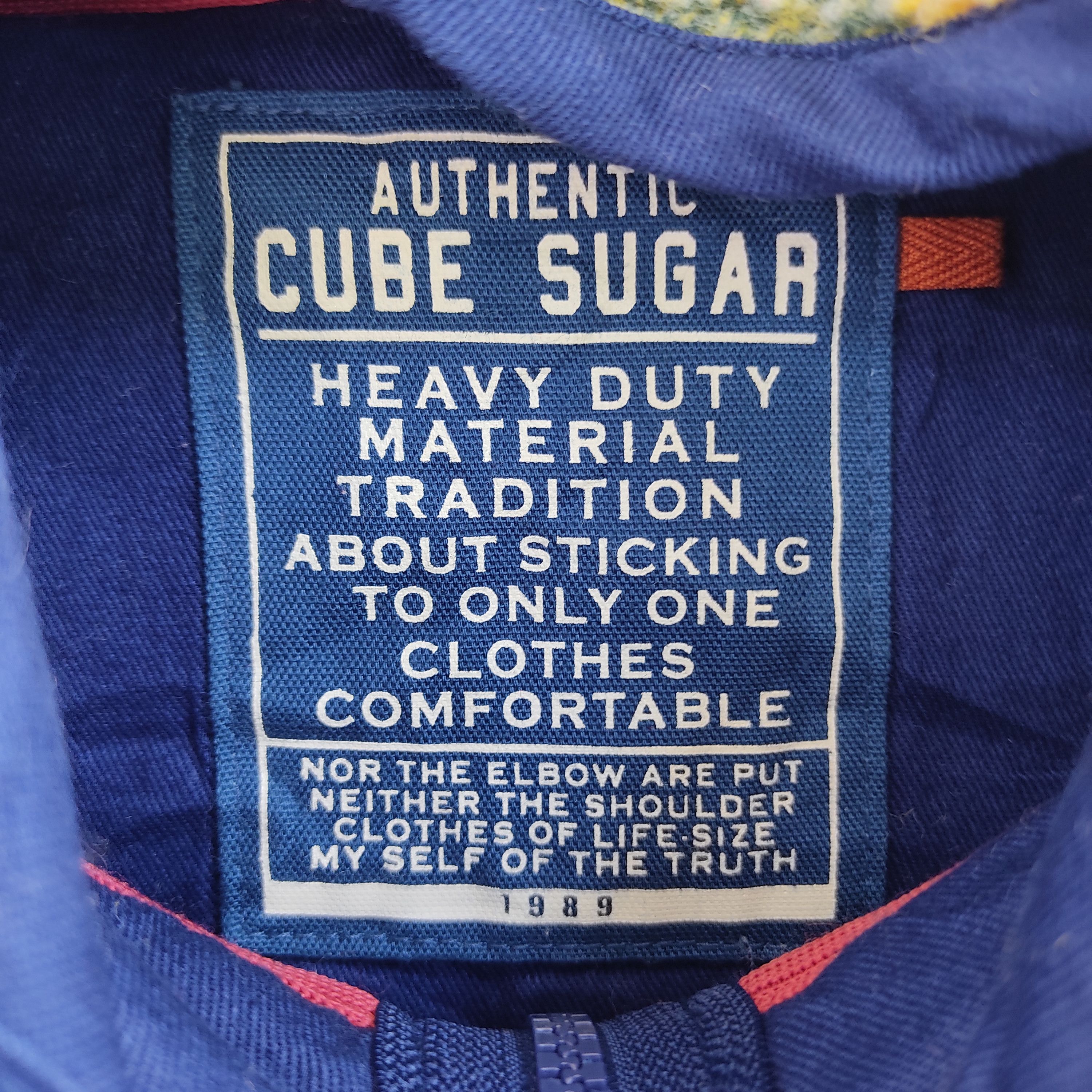 Japanese Brand Cube Sugar Multicolour Patchwork Art Style Fleece Sweater Size US M / EU 48-50 / 2 - 8 Thumbnail