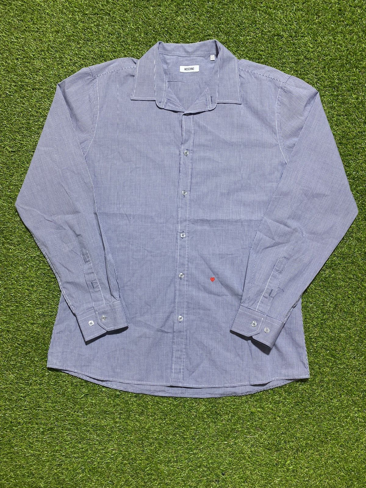 Moschino Vintage Y2k Moschino shirt streetwear small logo size L Size US L / EU 52-54 / 3 - 1 Thumbnail