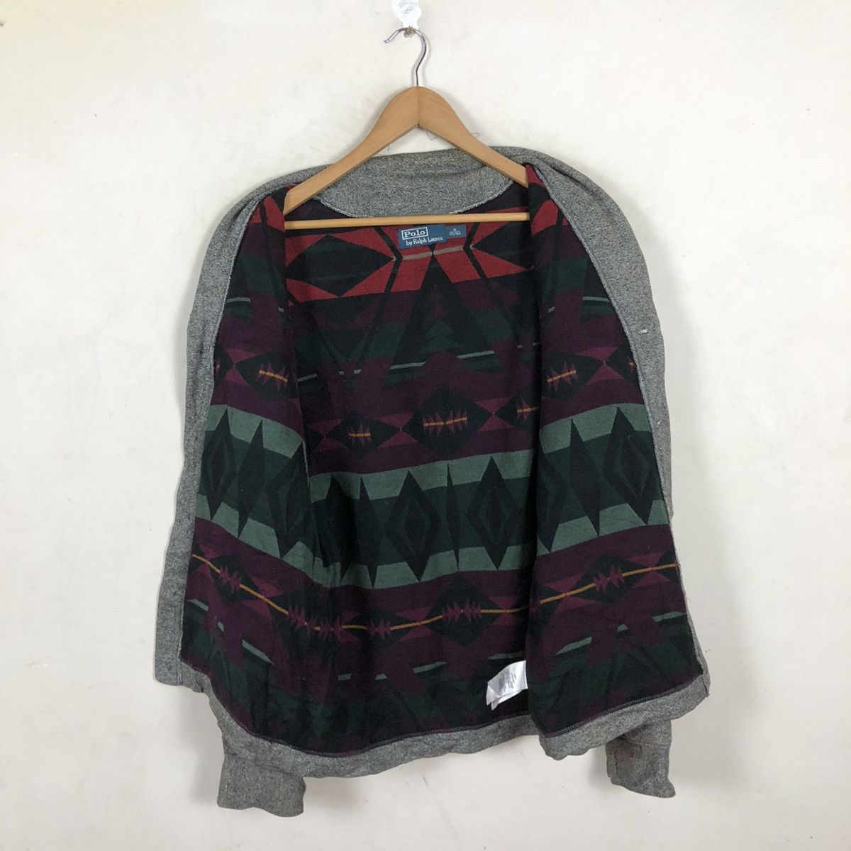 Polo Ralph Lauren 🔥90s VINTAGE CARDIGAN POLO RALPH LAUREN NAVAJO AZTEC LINING Size US M / EU 48-50 / 2 - 13 Thumbnail