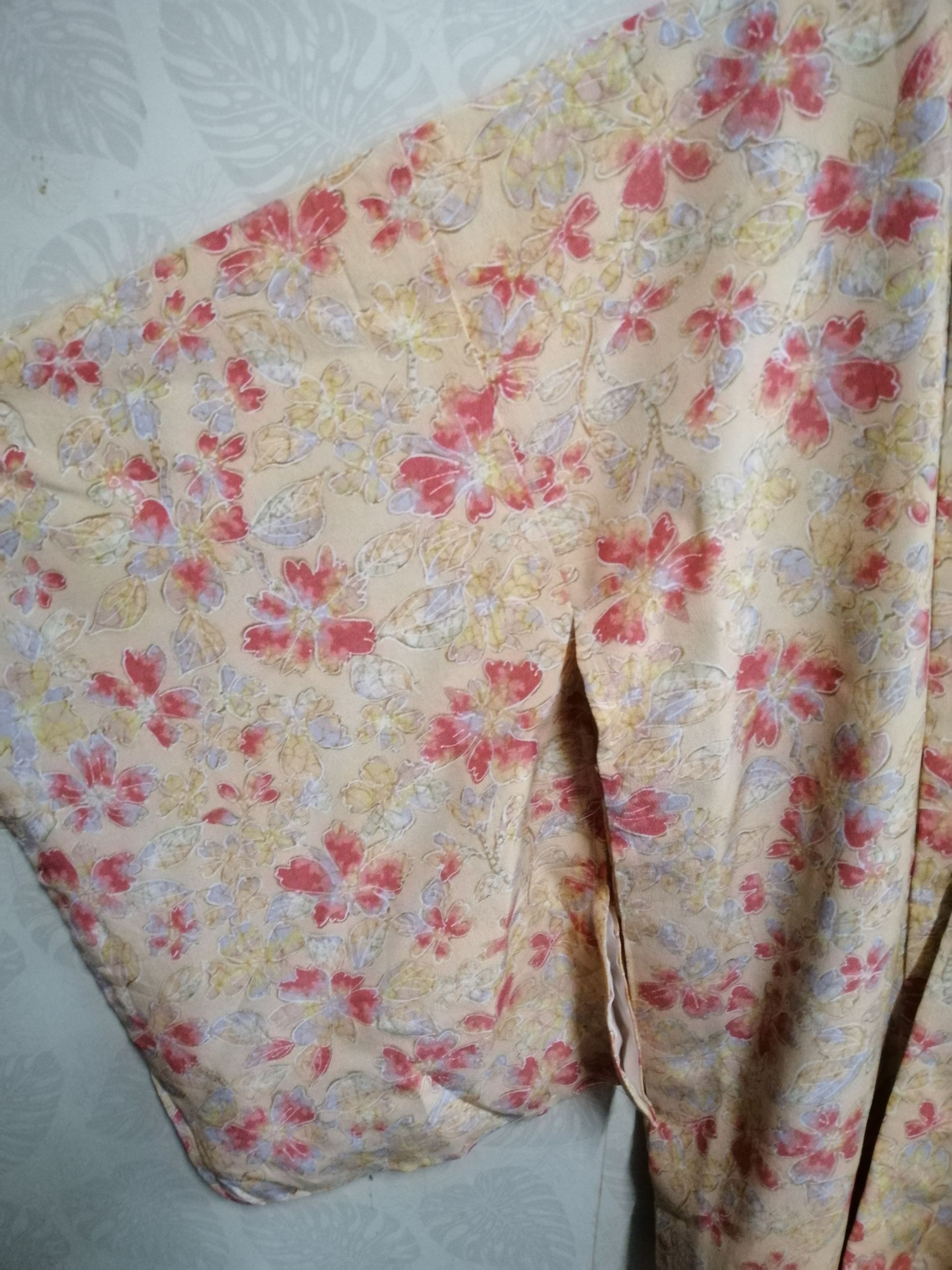 Japanese Brand floral kimono noragi haori hanten jinbei jacket KPD2 Size US L / EU 52-54 / 3 - 4 Thumbnail
