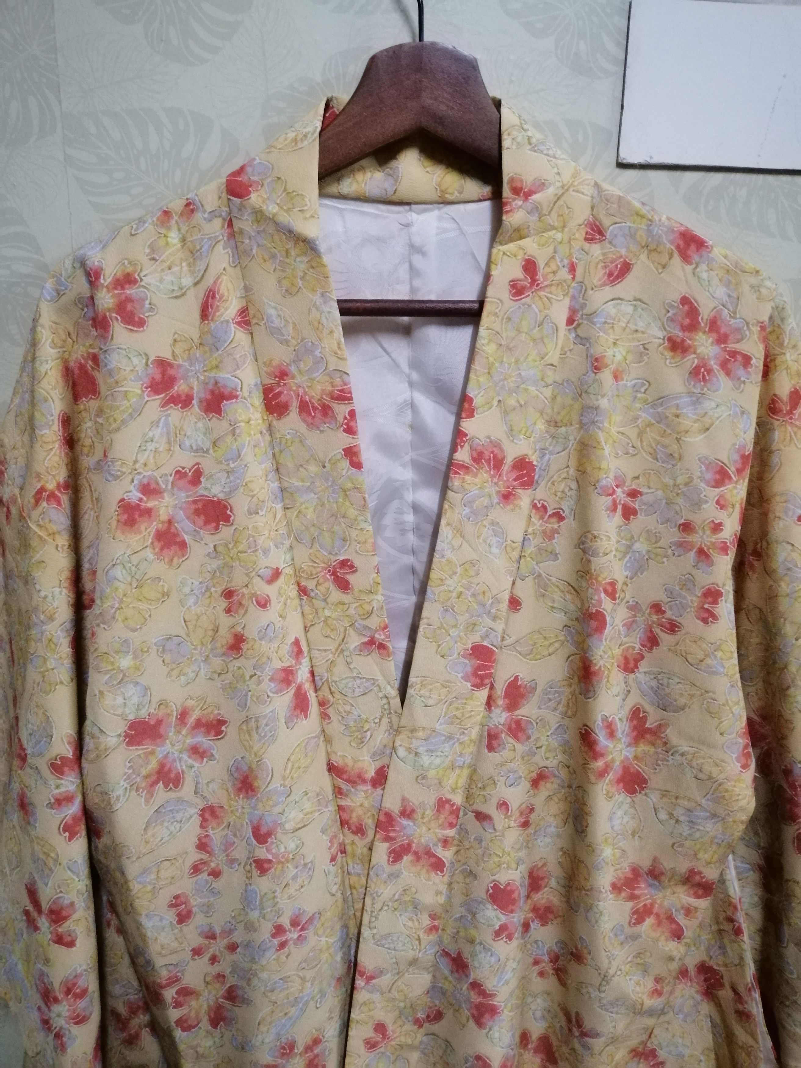 Japanese Brand floral kimono noragi haori hanten jinbei jacket KPD2 Size US L / EU 52-54 / 3 - 3 Thumbnail