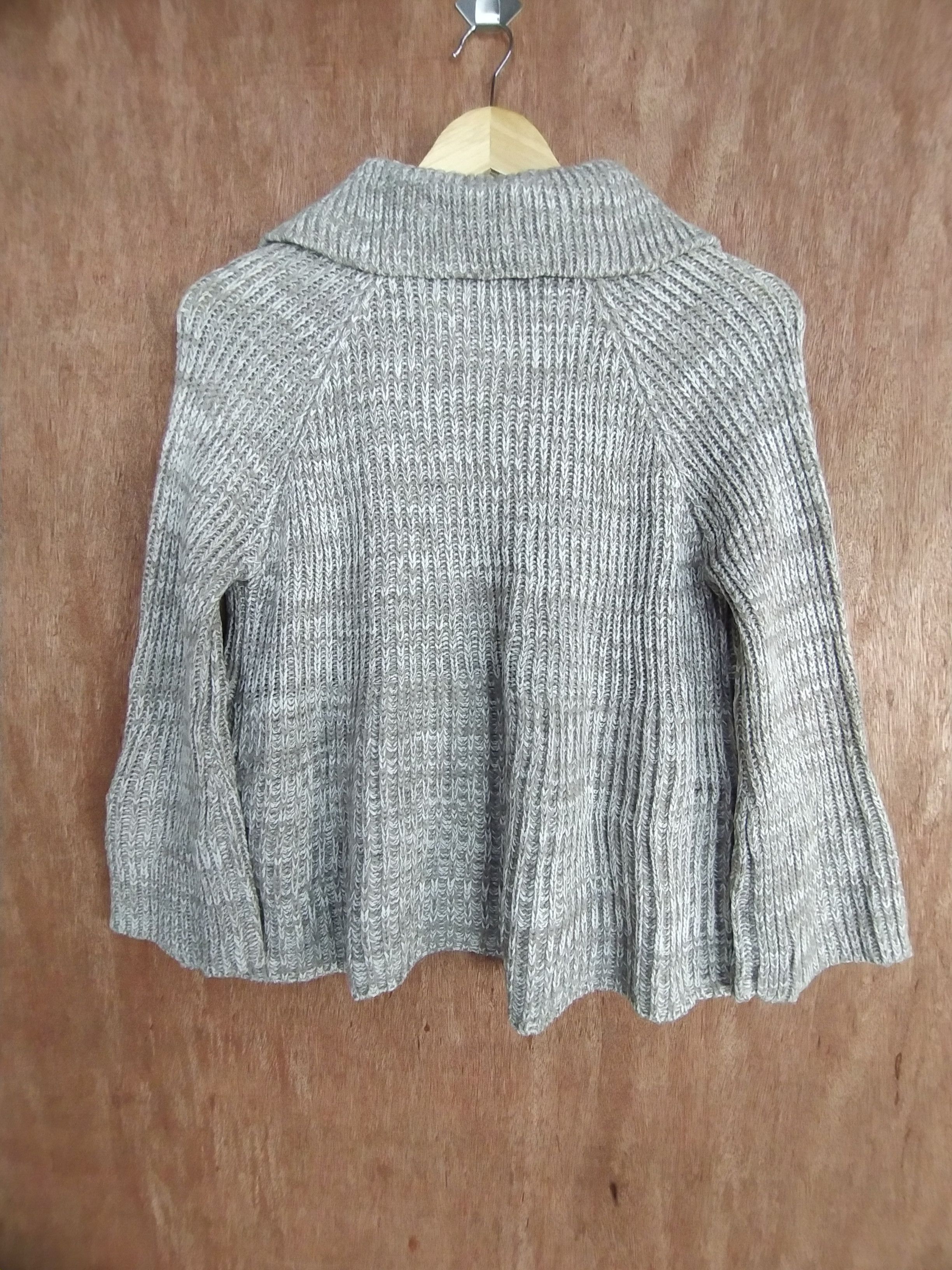 Homespun Knitwear × Japanese Brand Putielal gray japan cardigan knitwear #S025 Size M / US 6-8 / IT 42-44 - 10 Thumbnail
