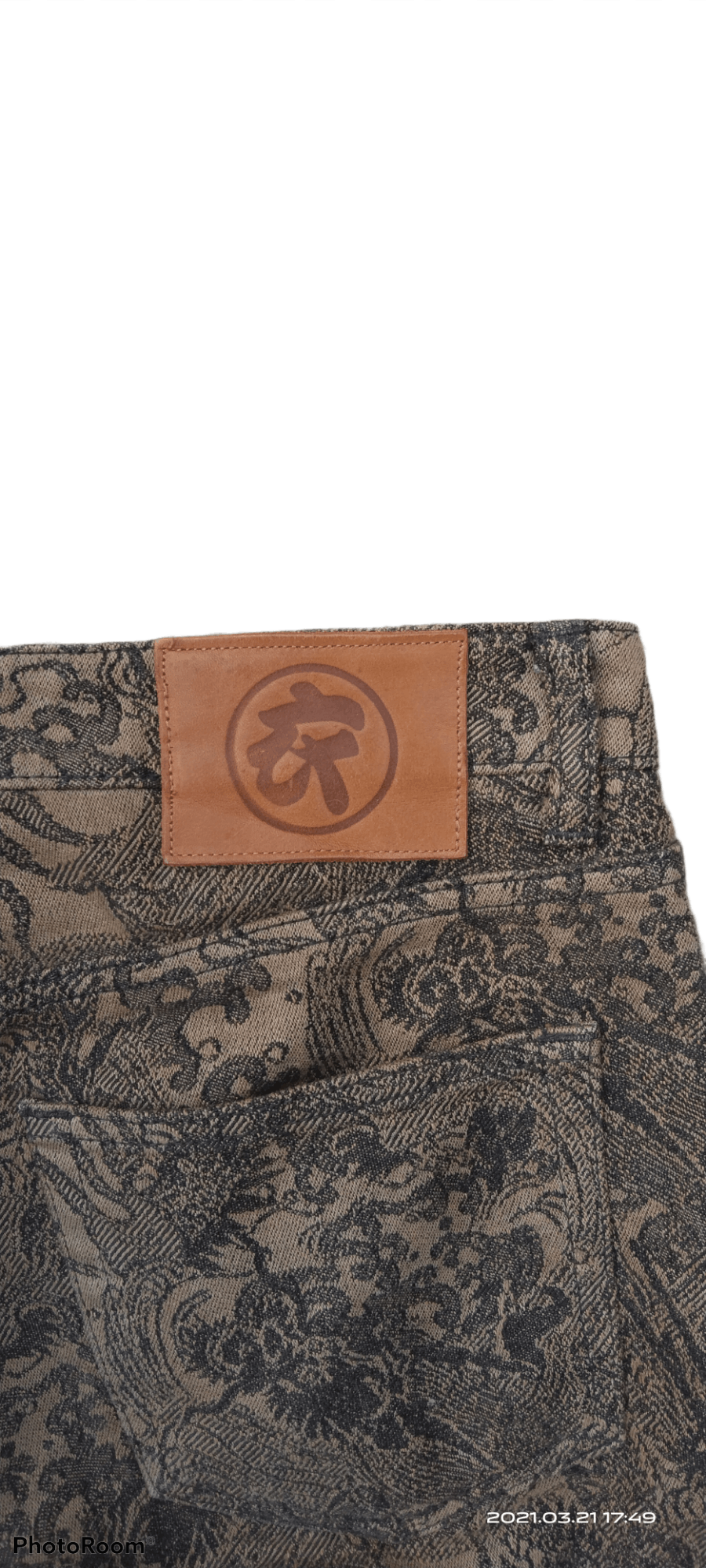 Dragonfly RARE🔥MONOGRAM DRAGON FULLPRINT KYOTO DENIM PANTS Size US 32 / EU 48 - 9 Thumbnail