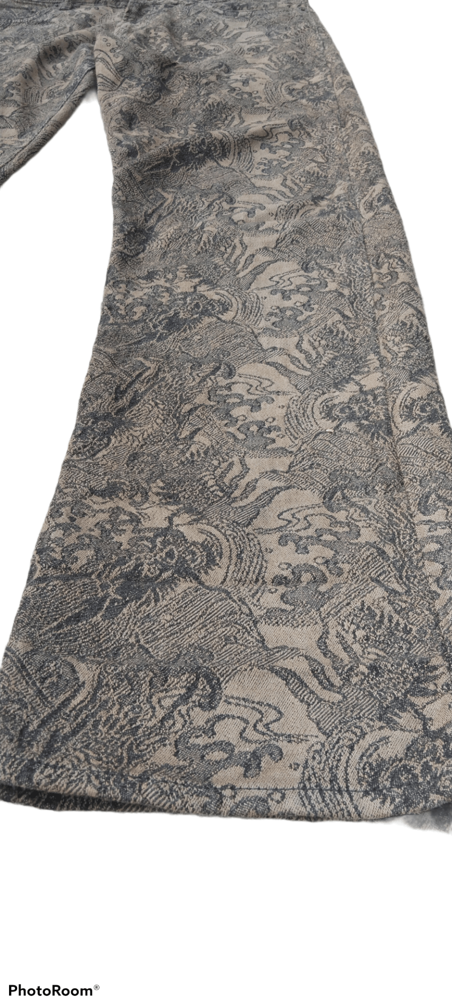 Dragonfly RARE🔥MONOGRAM DRAGON FULLPRINT KYOTO DENIM PANTS Size US 32 / EU 48 - 7 Thumbnail
