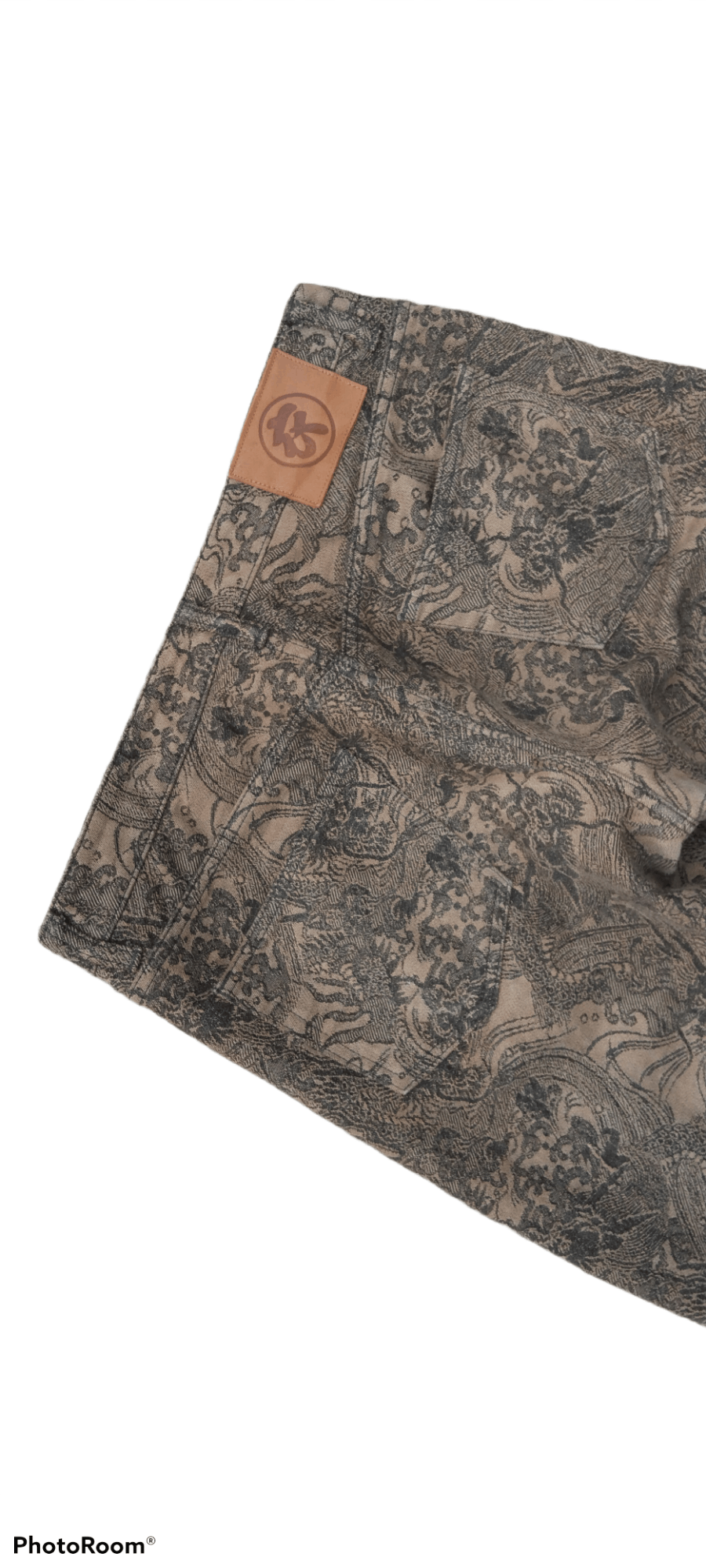 Dragonfly RARE🔥MONOGRAM DRAGON FULLPRINT KYOTO DENIM PANTS Size US 32 / EU 48 - 4 Thumbnail