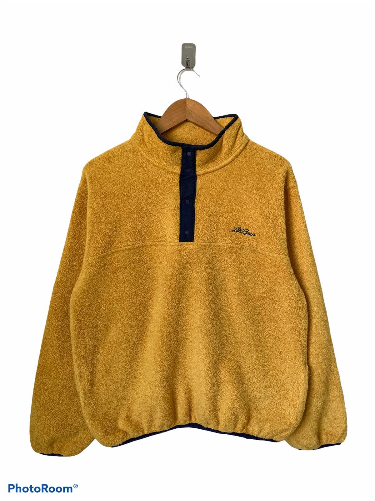 L.L. Bean × Vintage vintage 90s L.L Bean half snap button sherpa fleece jumper Size US M / EU 48-50 / 2 - 1 Thumbnail