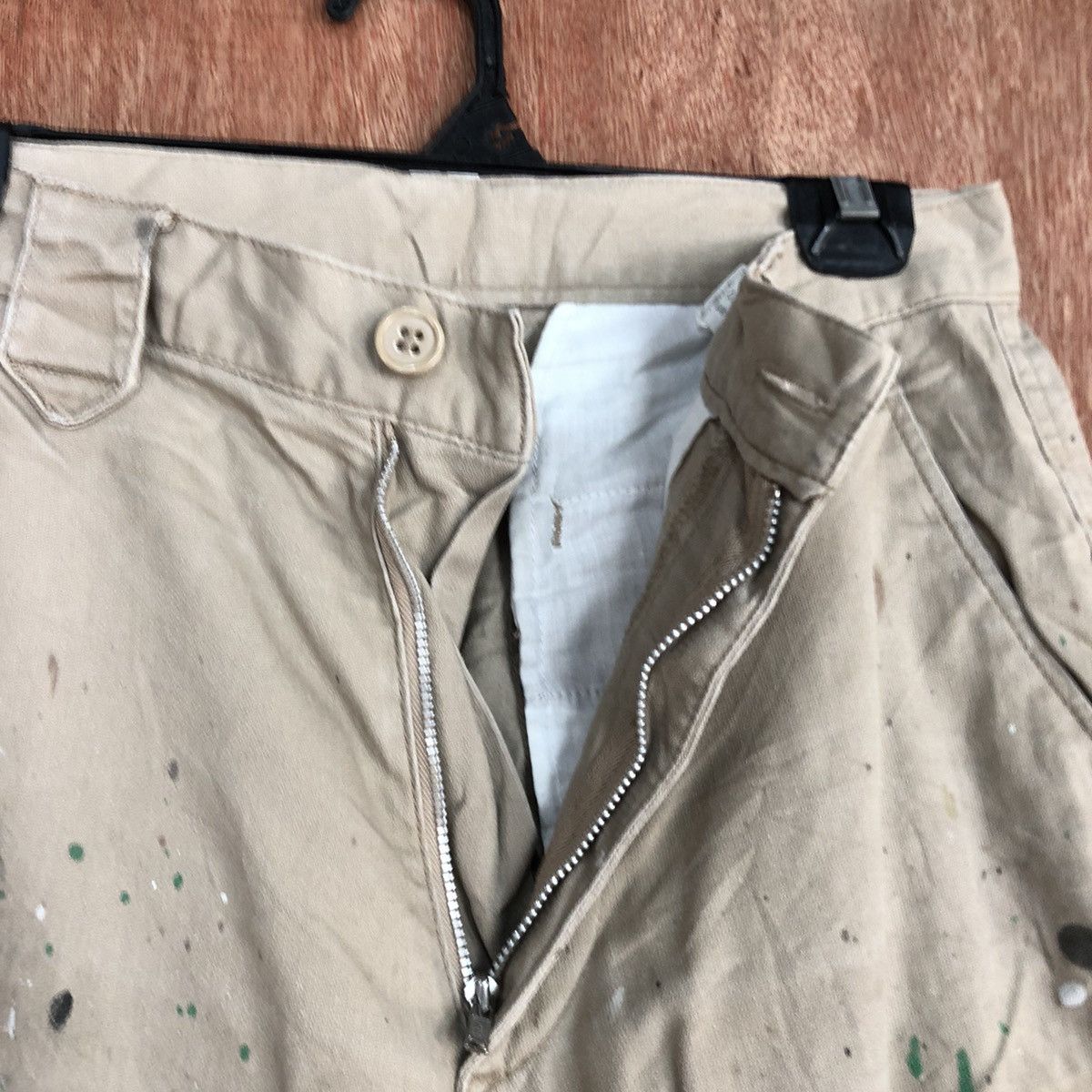 Japanese Brand Japan Brown Multipocket thrased paint Cargo Pants #c934 Size US 28 / EU 44 - 9 Thumbnail