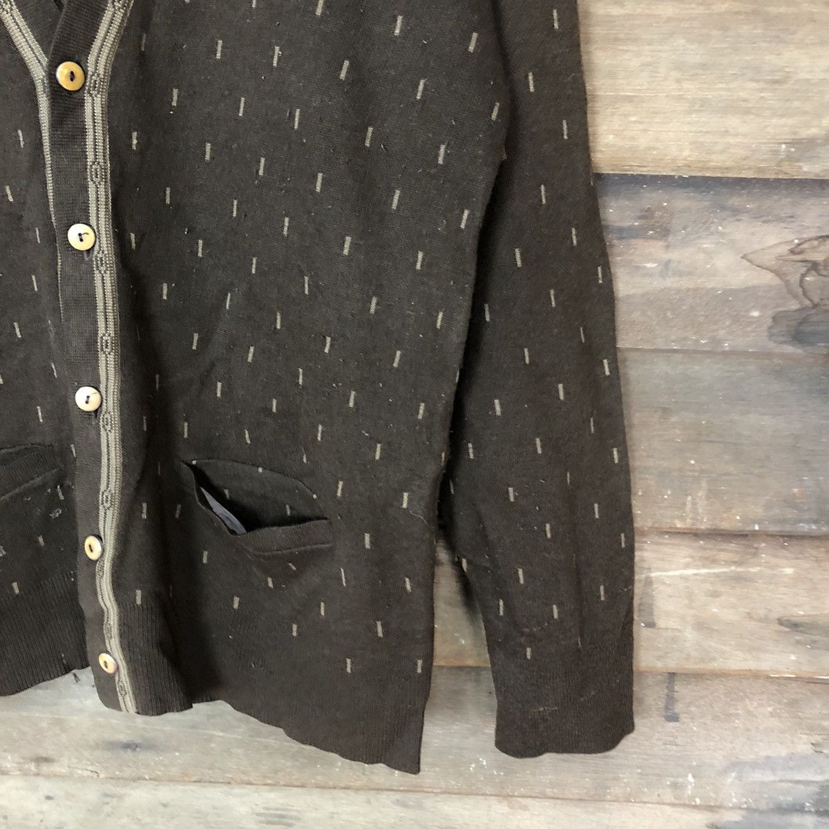 Hypebeast Konsugi japan vintage Dark Brown Cardigan #5019 Size US M / EU 48-50 / 2 - 5 Thumbnail
