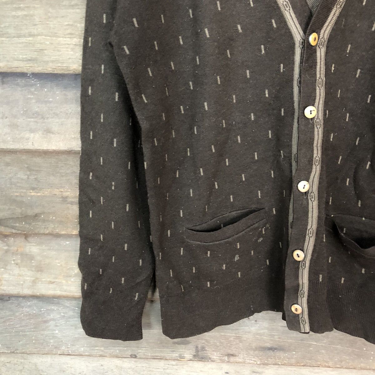 Hypebeast Konsugi japan vintage Dark Brown Cardigan #5019 Size US M / EU 48-50 / 2 - 4 Thumbnail