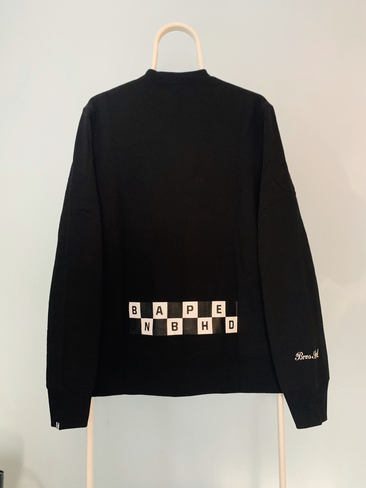 Bape × Neighborhood Bape x Neighborhood Ape Skull Crewneck Size US L / EU 52-54 / 3 - 4 Thumbnail