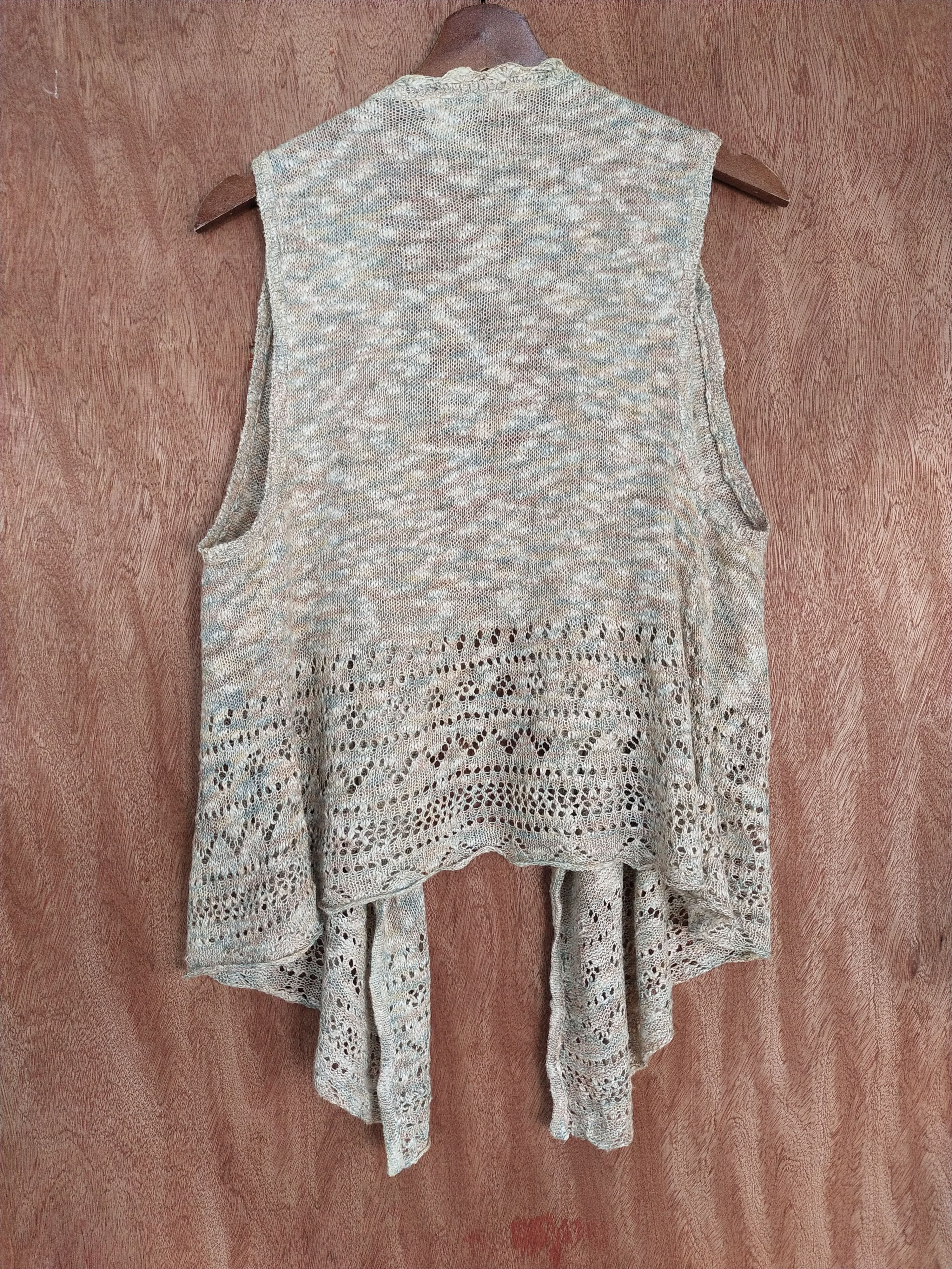 Homespun Knitwear Honeysuckle Rose crochet meshnet cardigan knitwear #S149 Size US S / EU 44-46 / 1 - 9 Thumbnail