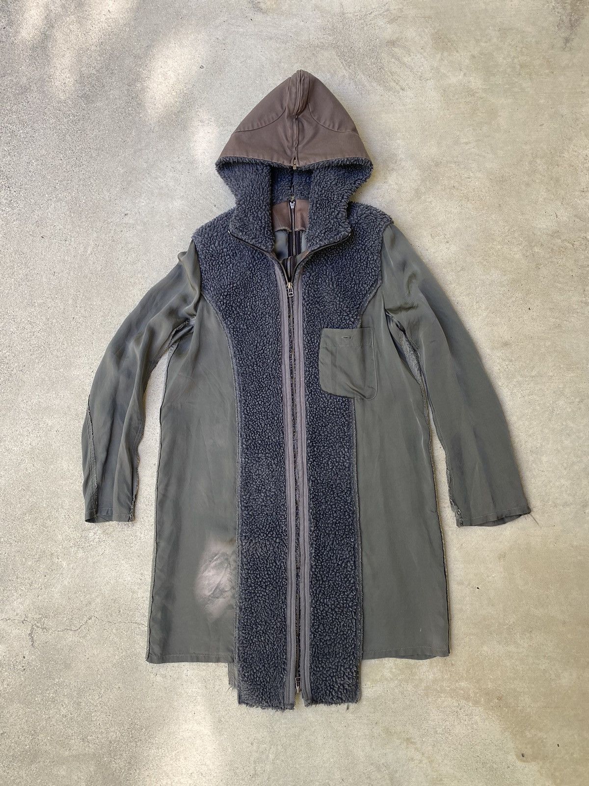 Japanese Brand The Viridi-Anne Fleece Lined Zip Hooded Coat Size US M / EU 48-50 / 2 - 1 Thumbnail