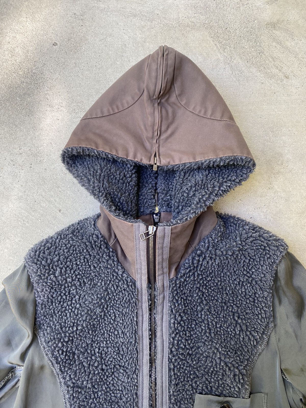 Japanese Brand The Viridi-Anne Fleece Lined Zip Hooded Coat Size US M / EU 48-50 / 2 - 6 Thumbnail