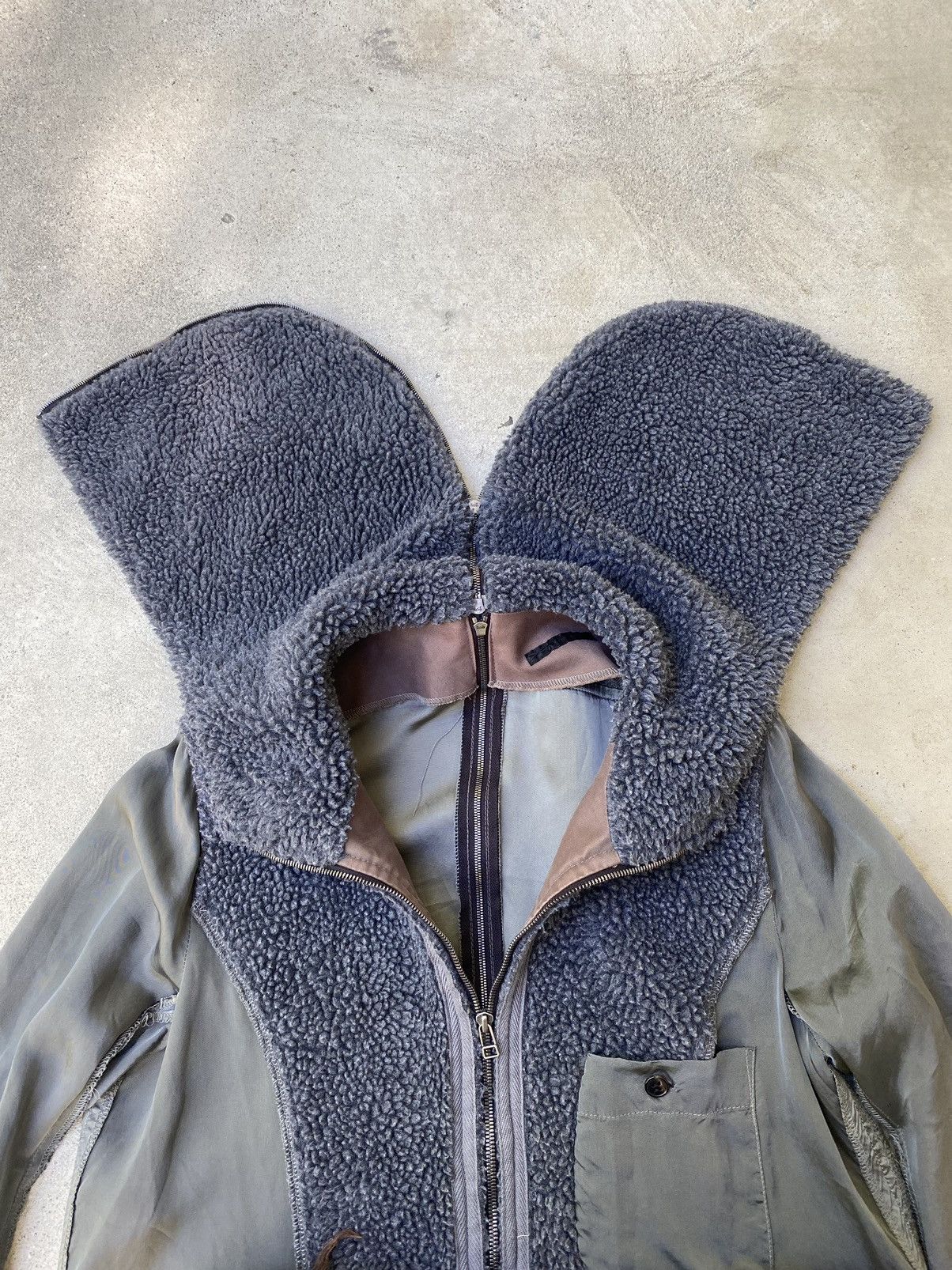 Japanese Brand The Viridi-Anne Fleece Lined Zip Hooded Coat Size US M / EU 48-50 / 2 - 7 Thumbnail