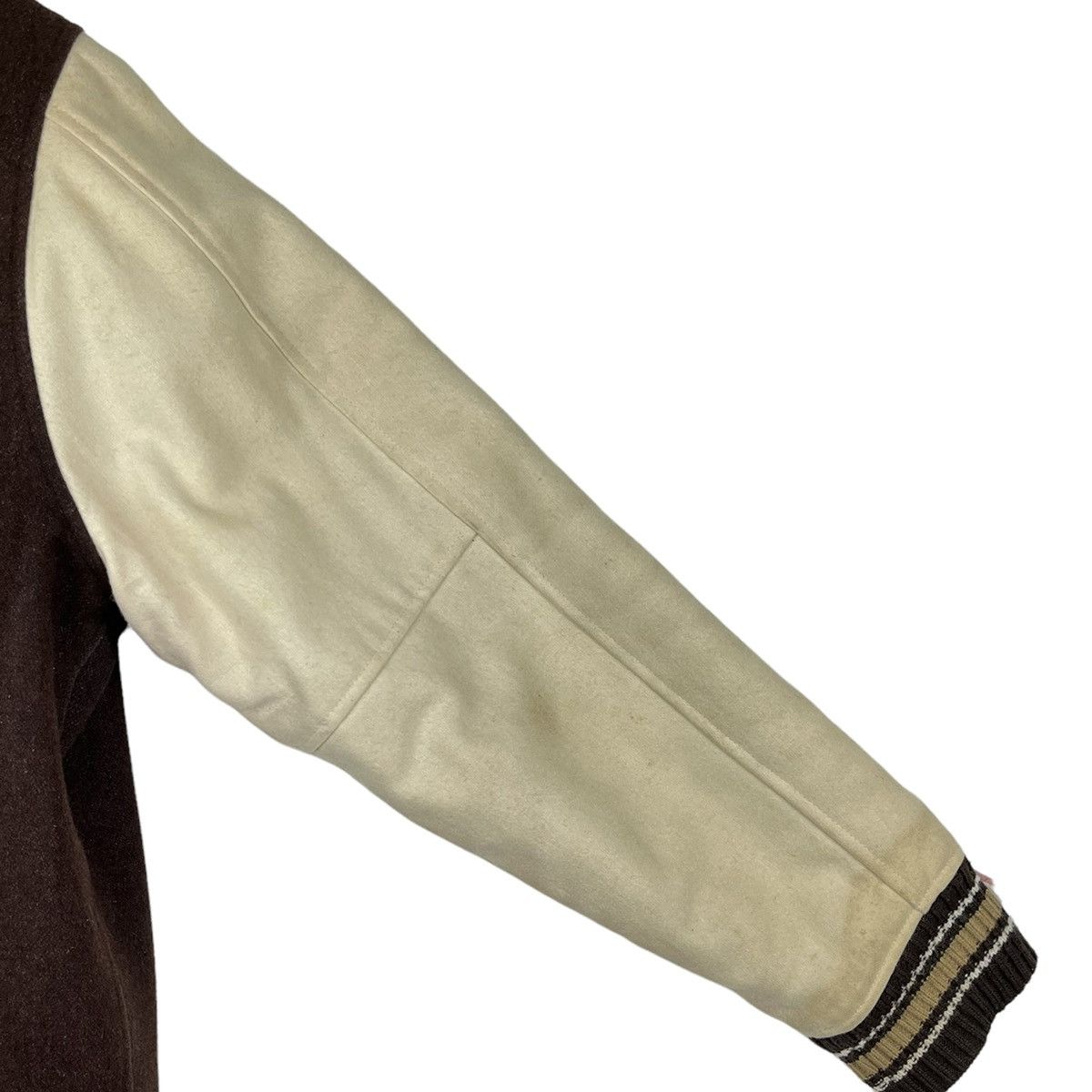 Vintage Vintage Brown Varsity Jacket Size US L / EU 52-54 / 3 - 15 Thumbnail