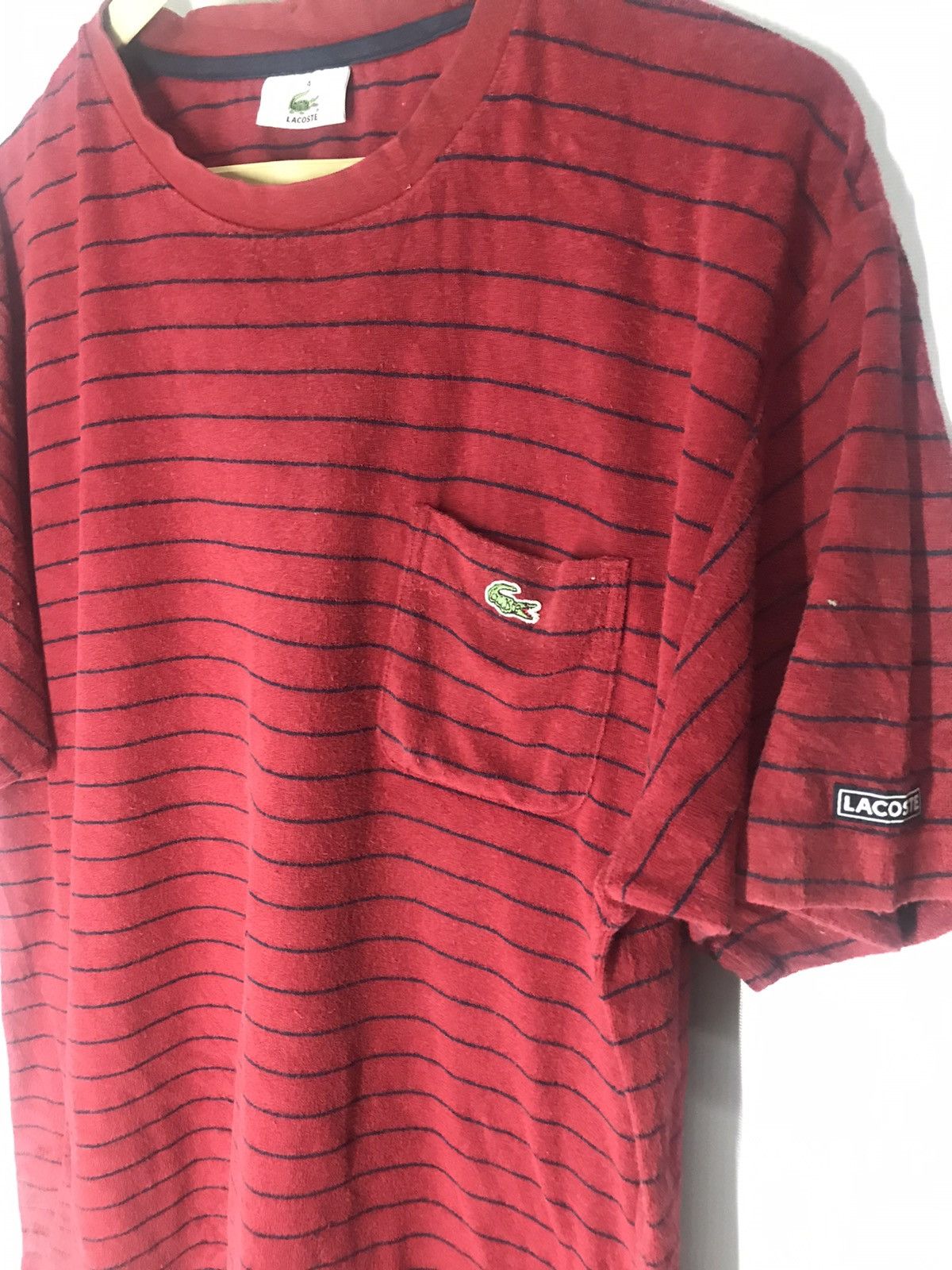 Designer × Lacoste Lacoste stripe small logo and single pocket Size US XL / EU 56 / 4 - 6 Thumbnail
