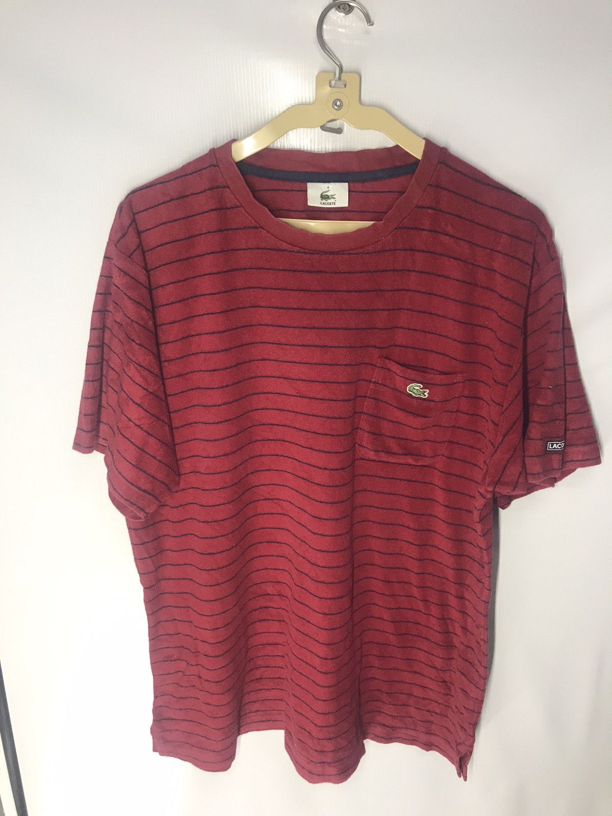 Designer × Lacoste Lacoste stripe small logo and single pocket Size US XL / EU 56 / 4 - 5 Thumbnail