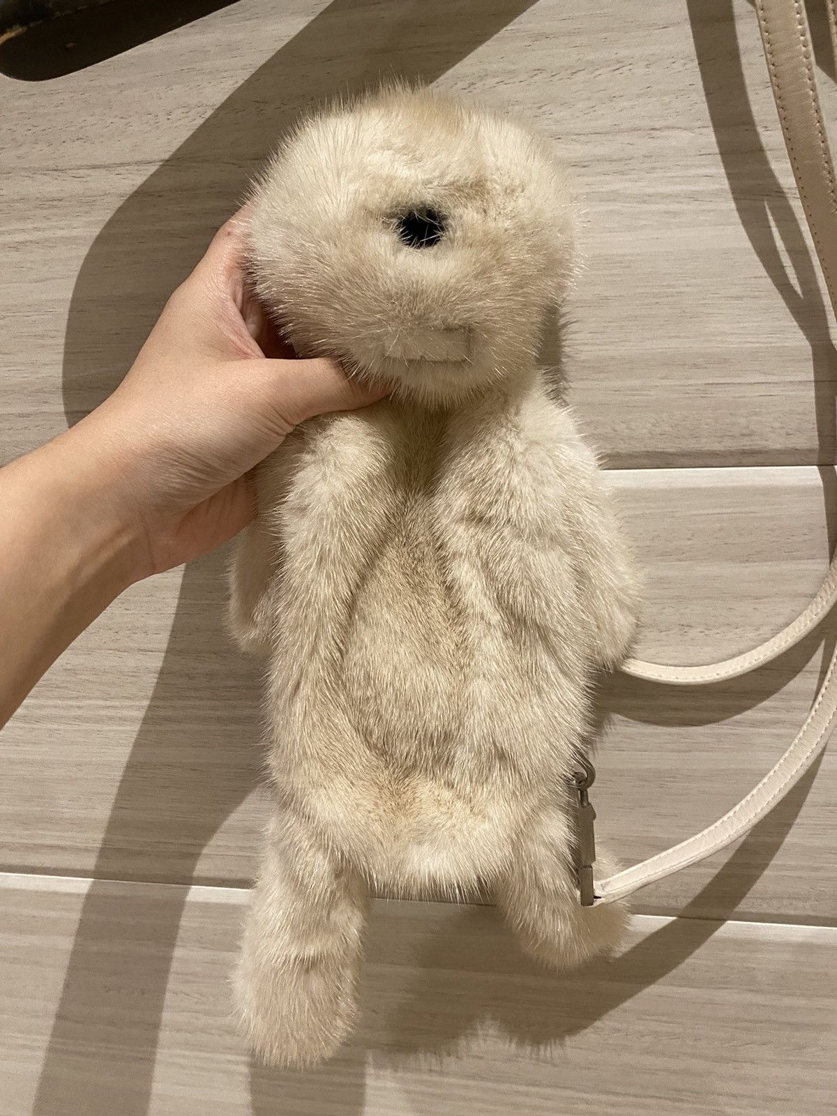 Rick Owens mink Fur Cyclop Bunny bag Grailed