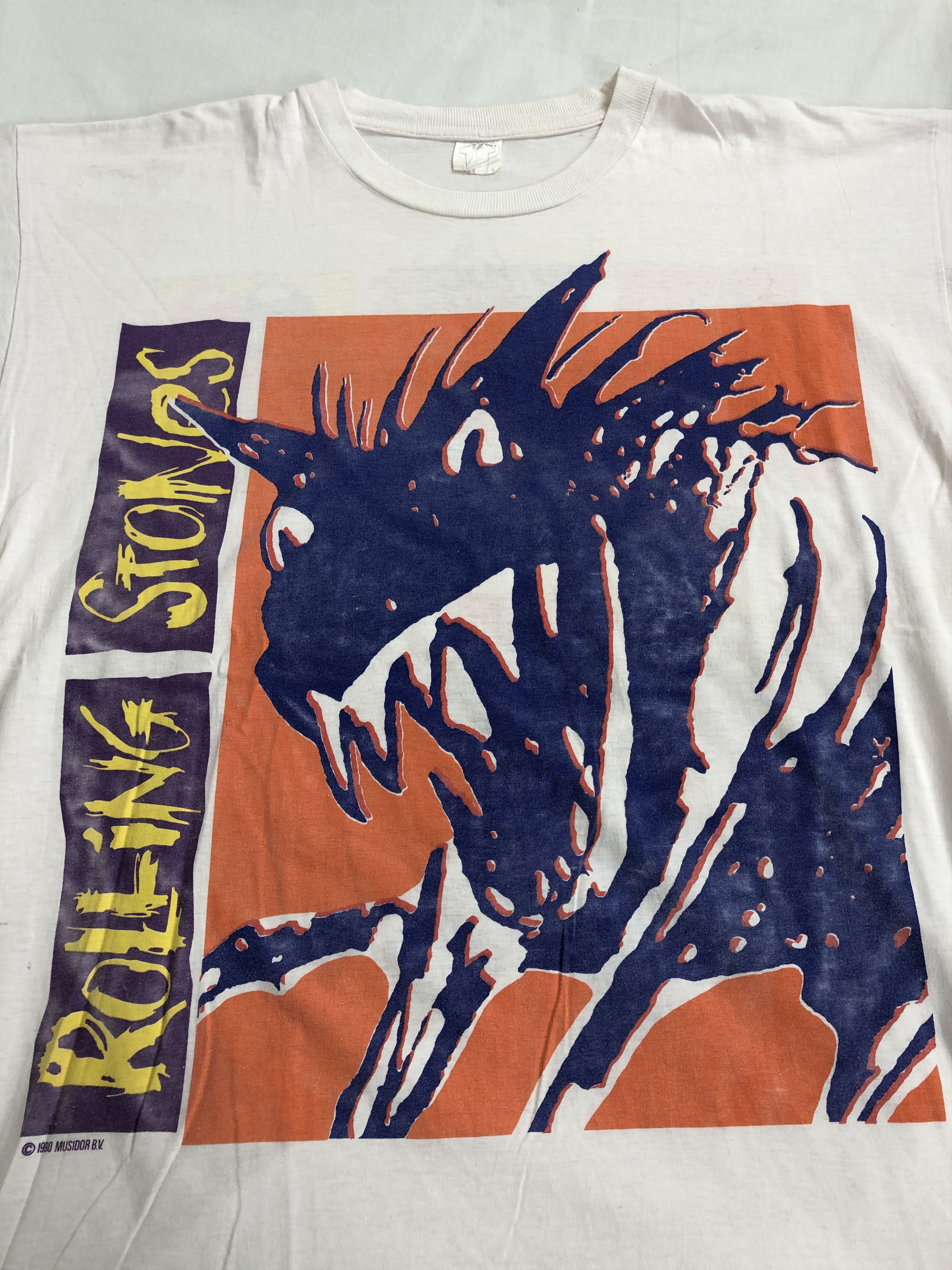 Band Tees Vintage 1990 Rolling Stones Urban Jungle (Pink Floyd) Size US XL / EU 56 / 4 - 3 Thumbnail