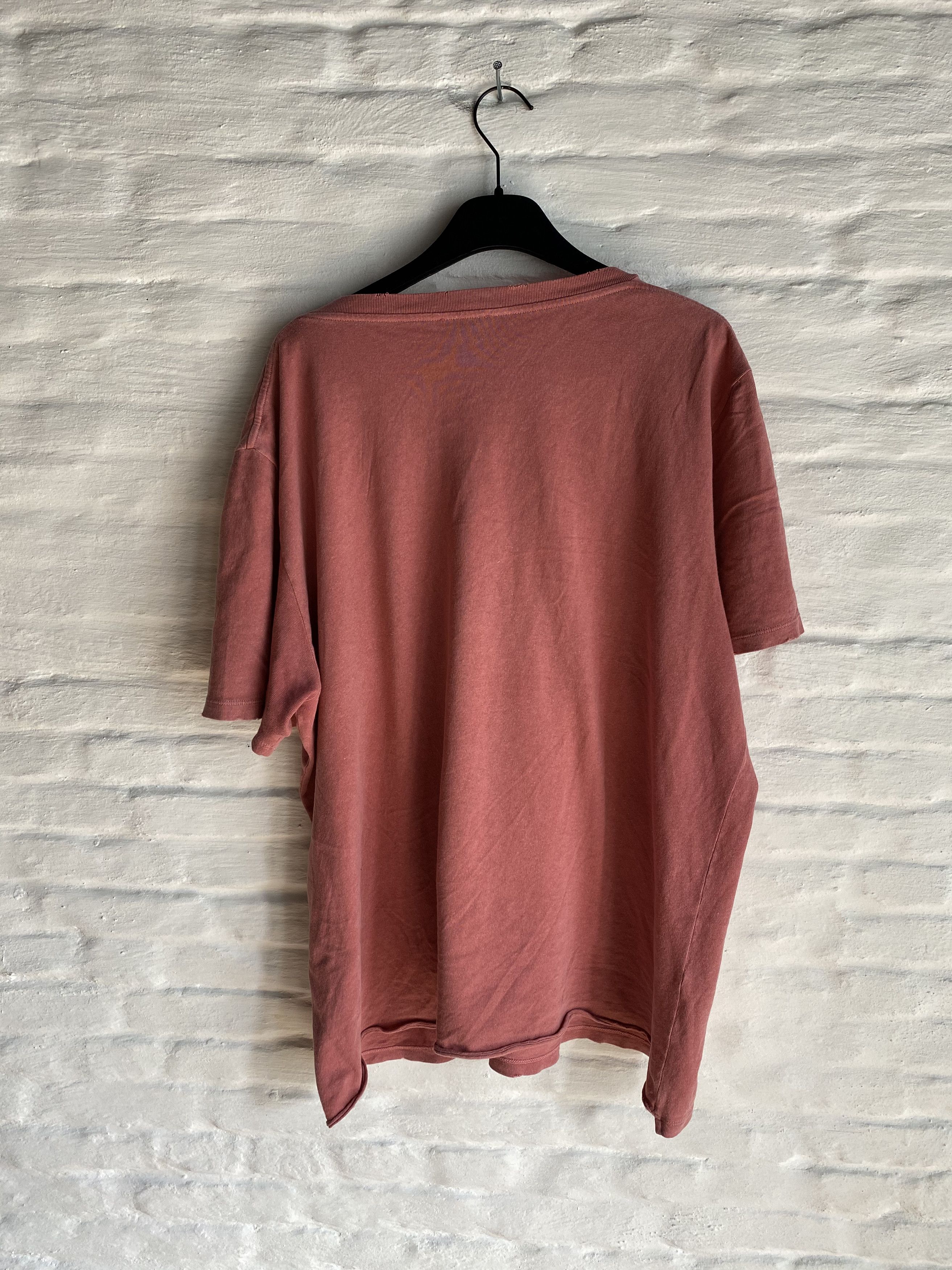 Saint Laurent Paris Rare Size XXL Distressed Logo Tee Size US XXL / EU 58 / 5 - 6 Thumbnail