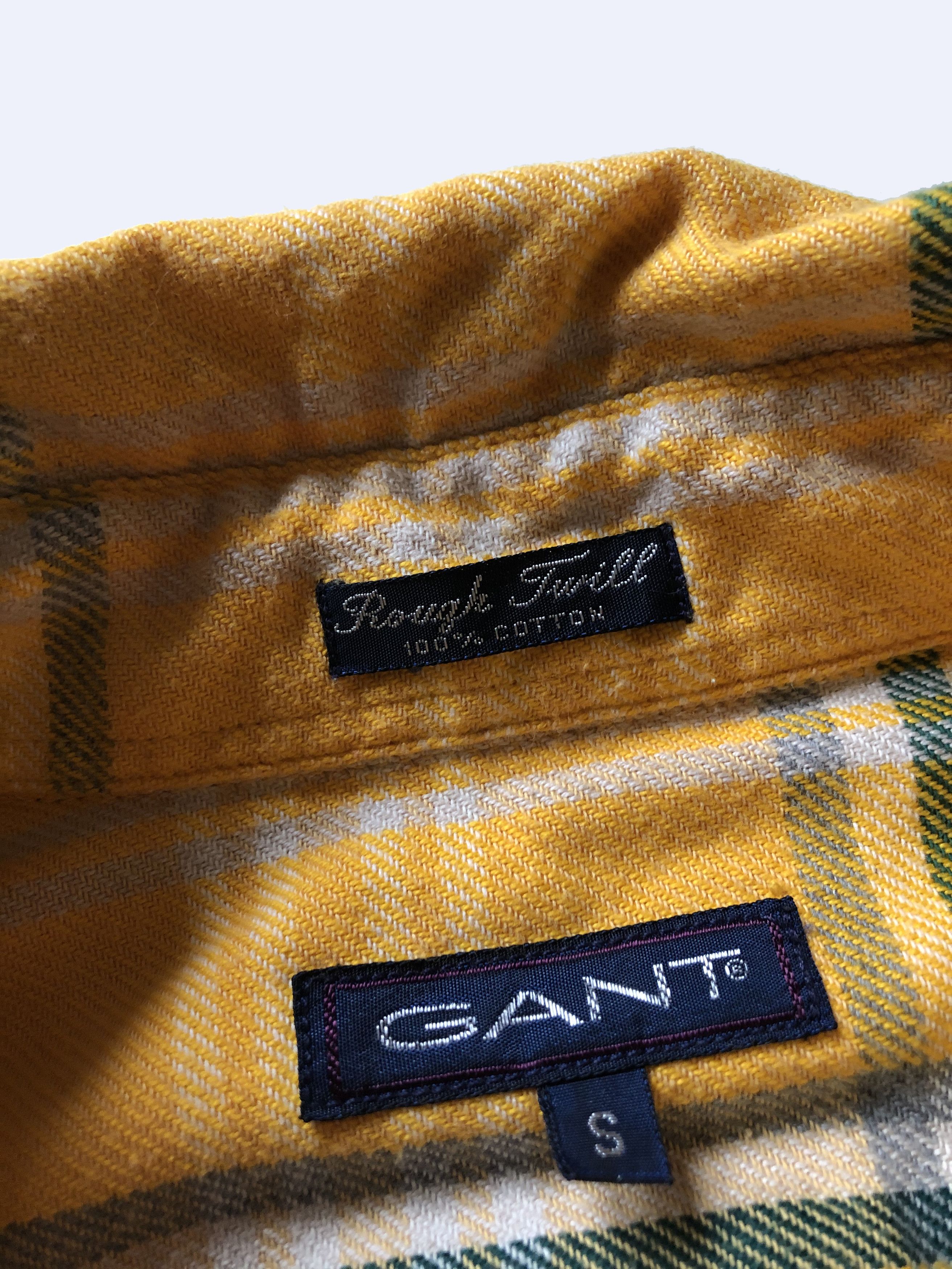 Gant GANT USA Rough Twill Flannel Heavy Yellow Shirt Size US L / EU 52-54 / 3 - 5 Thumbnail