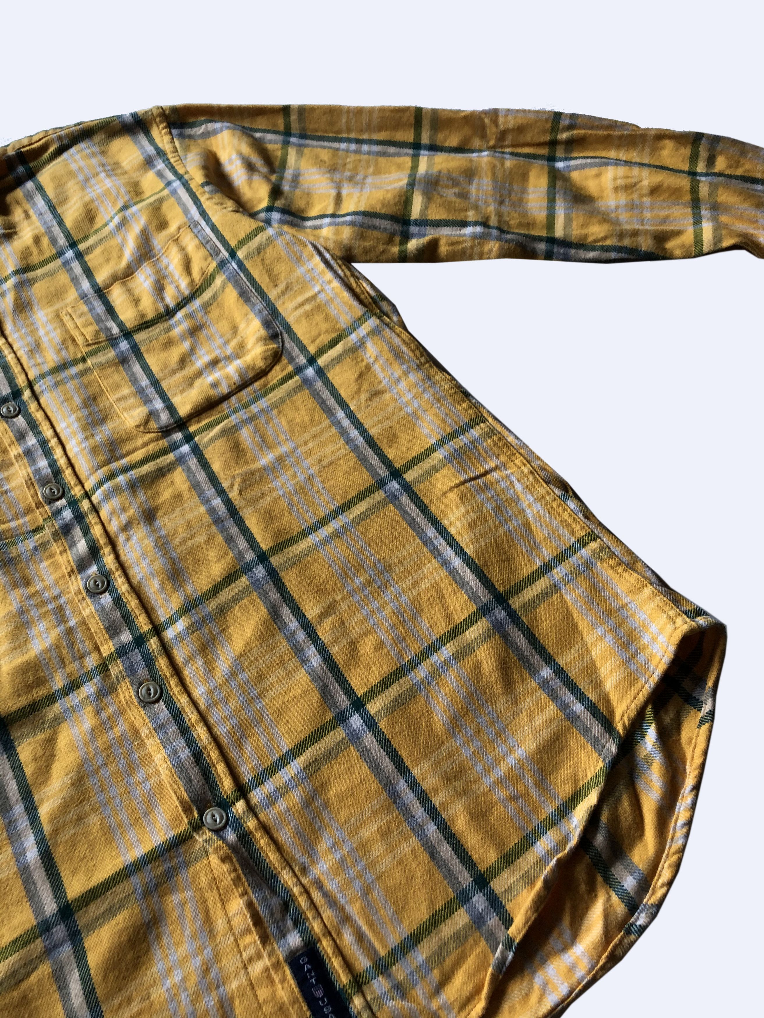 Gant GANT USA Rough Twill Flannel Heavy Yellow Shirt Size US L / EU 52-54 / 3 - 6 Thumbnail