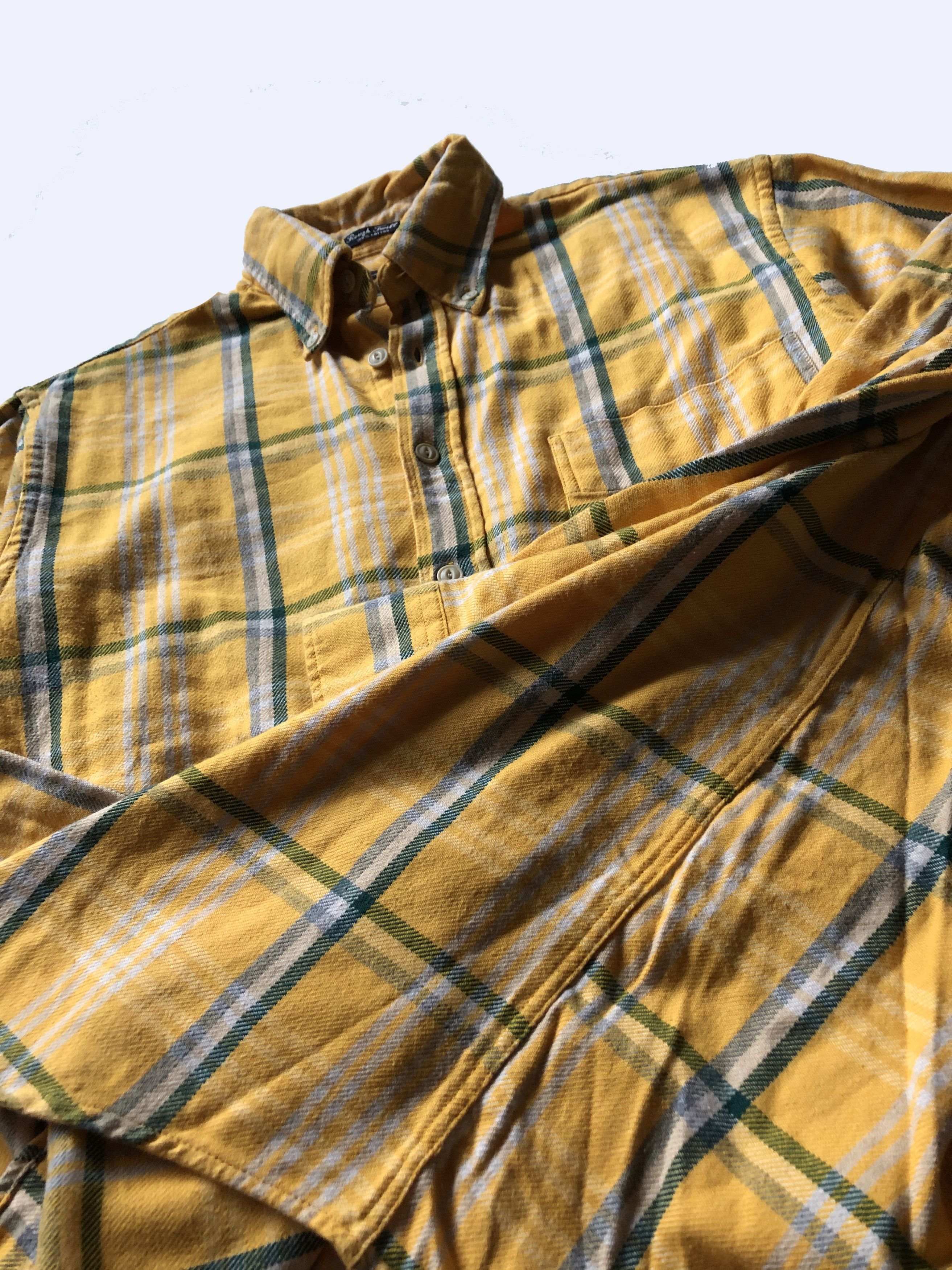 Gant GANT USA Rough Twill Flannel Heavy Yellow Shirt Size US L / EU 52-54 / 3 - 10 Thumbnail
