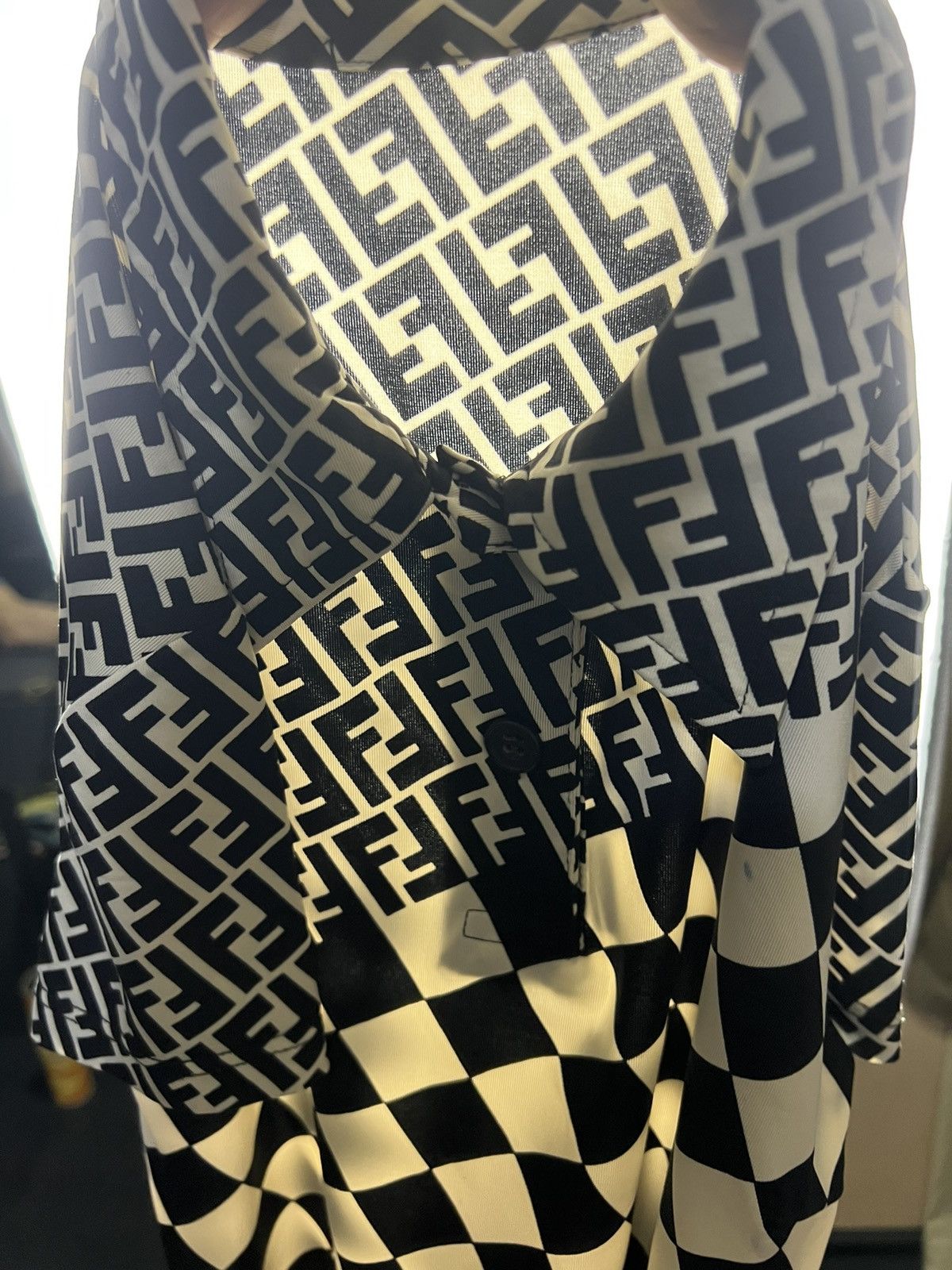 Fendi VINTAGE POLO FENDI BLACK&TAN FF MONOGRAM ( KIDS SIZE ) Size US XXS / EU 40 - 14 Thumbnail