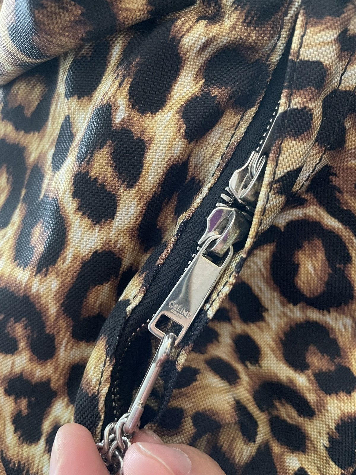 Celine × Hedi Slimane Rare Sold Out Runway Leopard Backpack Limited Edition NEW Size ONE SIZE - 16 Thumbnail