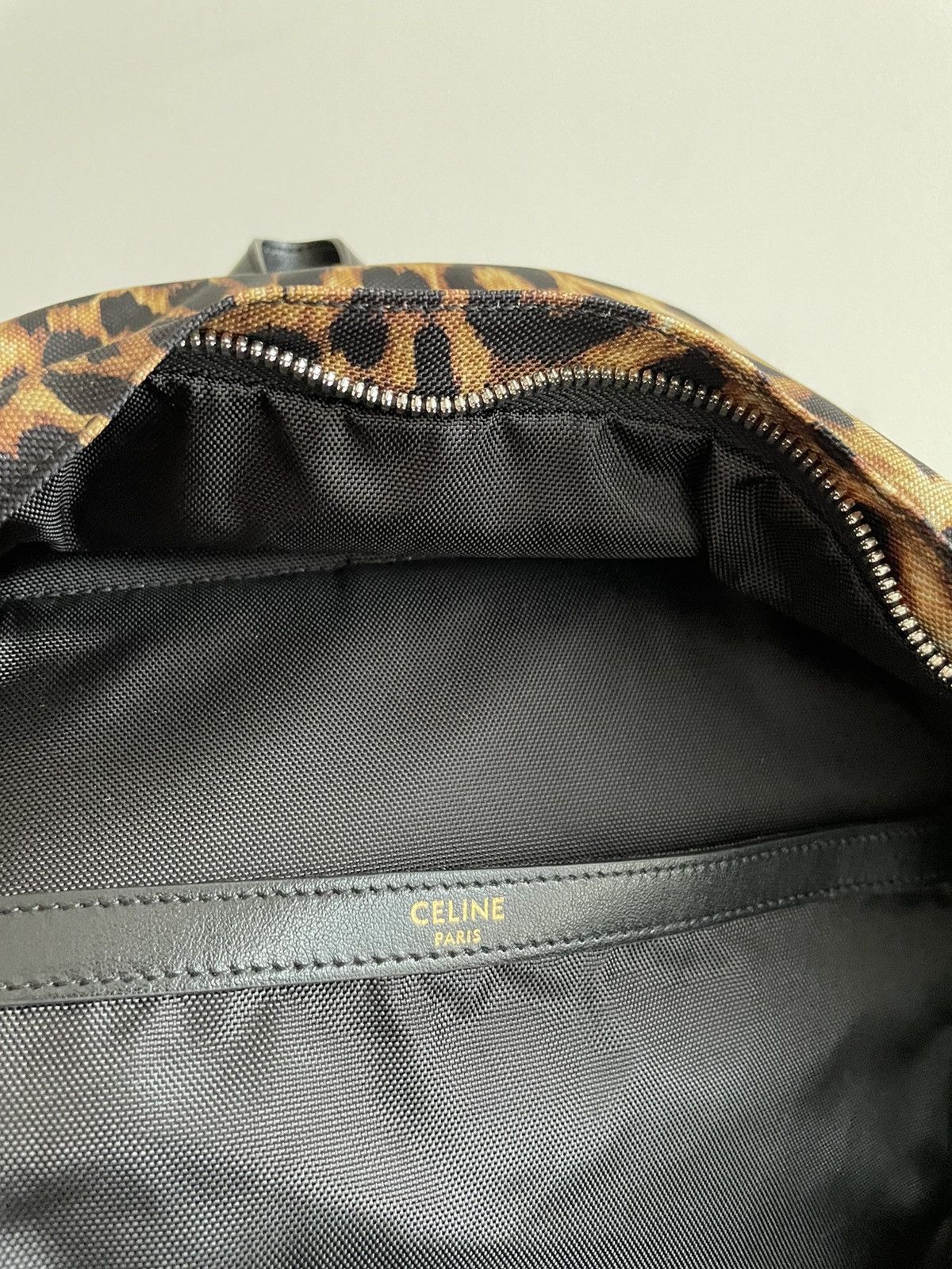 Celine × Hedi Slimane Rare Sold Out Runway Leopard Backpack Limited Edition NEW Size ONE SIZE - 15 Thumbnail