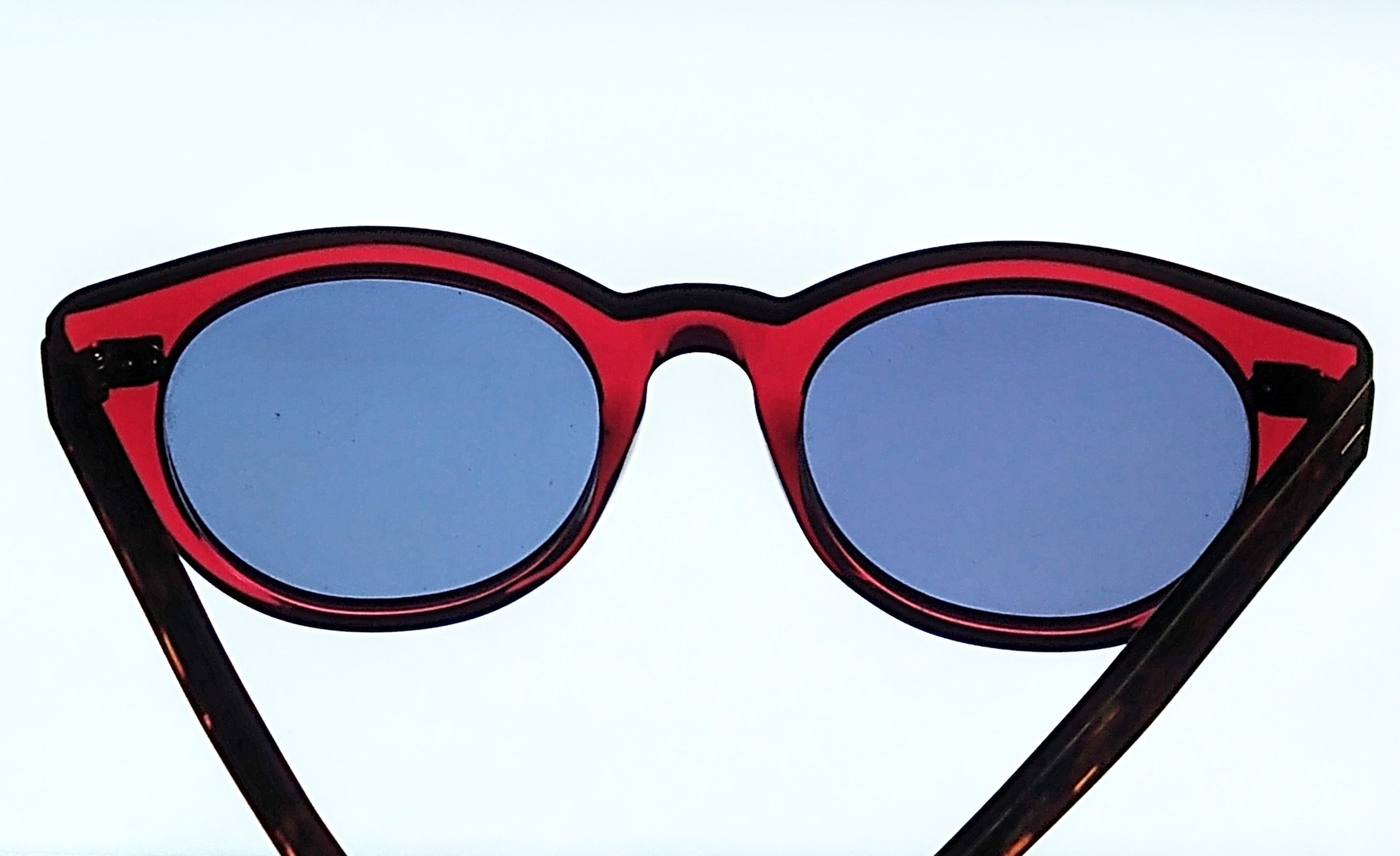 Gucci Gucci Sunglasses GG3746 Red Havana Tortoise Blue Lens Size ONE SIZE - 12 Thumbnail