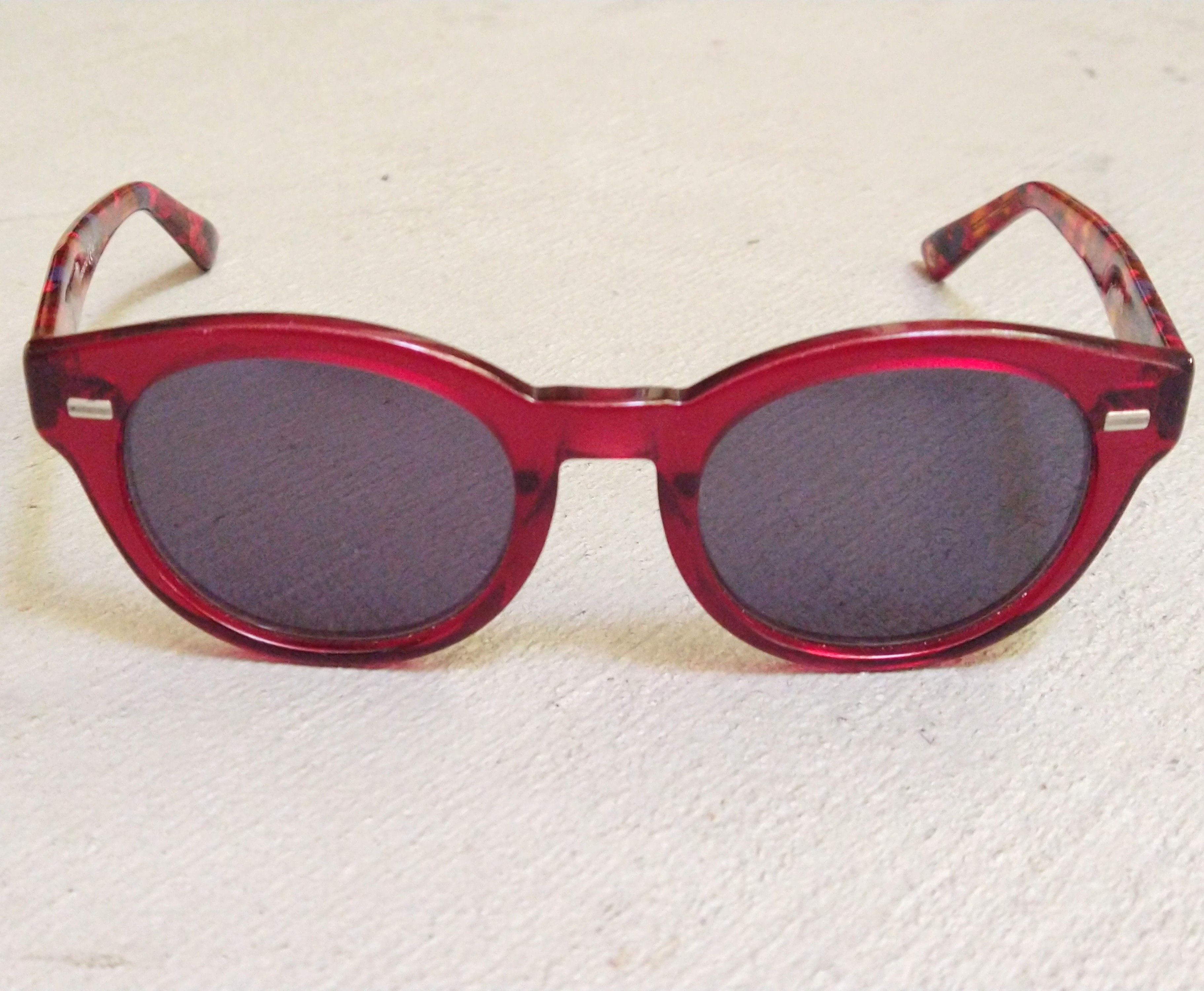 Gucci Gucci Sunglasses GG3746 Red Havana Tortoise Blue Lens Size ONE SIZE - 2 Thumbnail