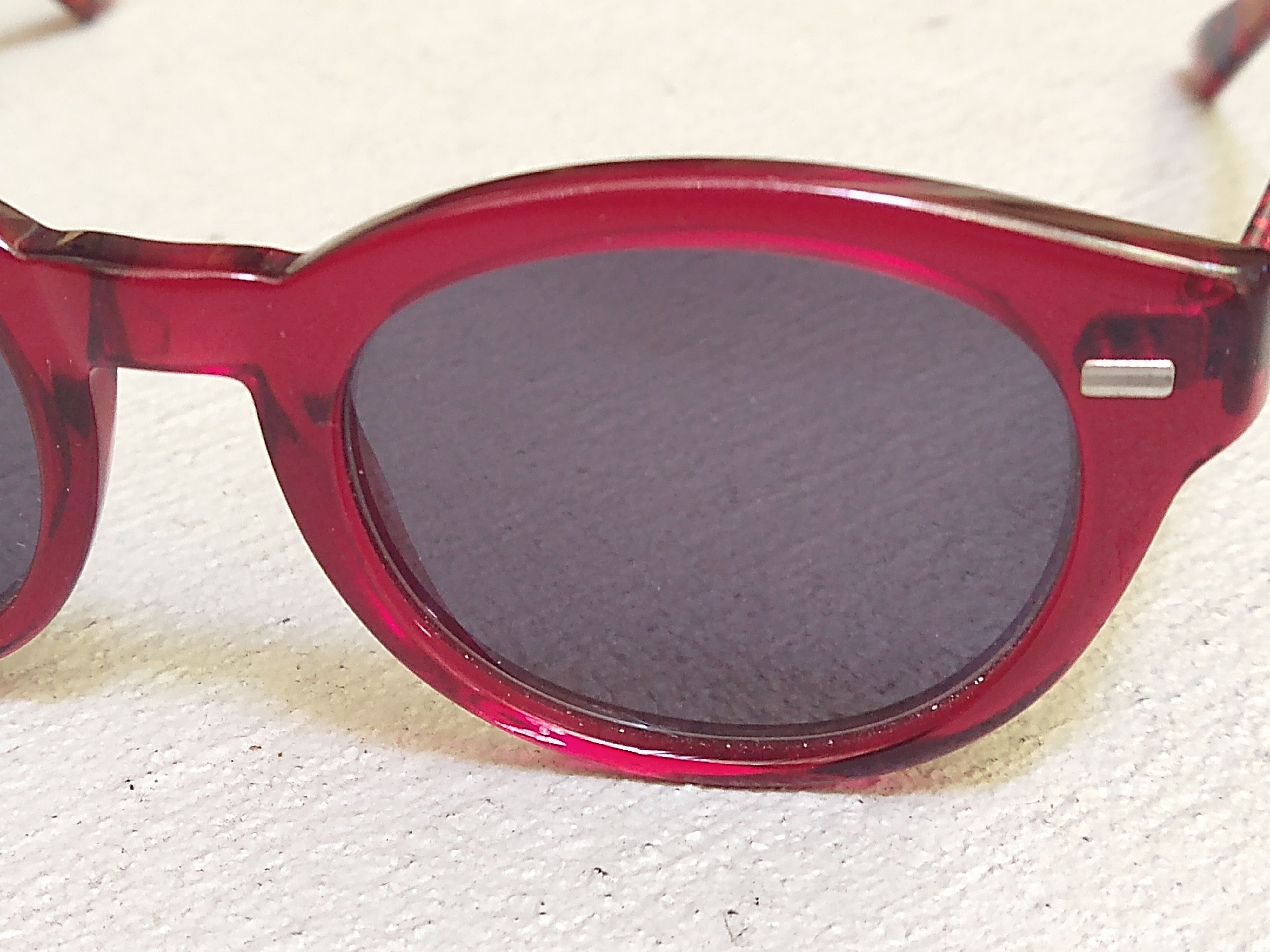 Gucci Gucci Sunglasses GG3746 Red Havana Tortoise Blue Lens Size ONE SIZE - 3 Thumbnail