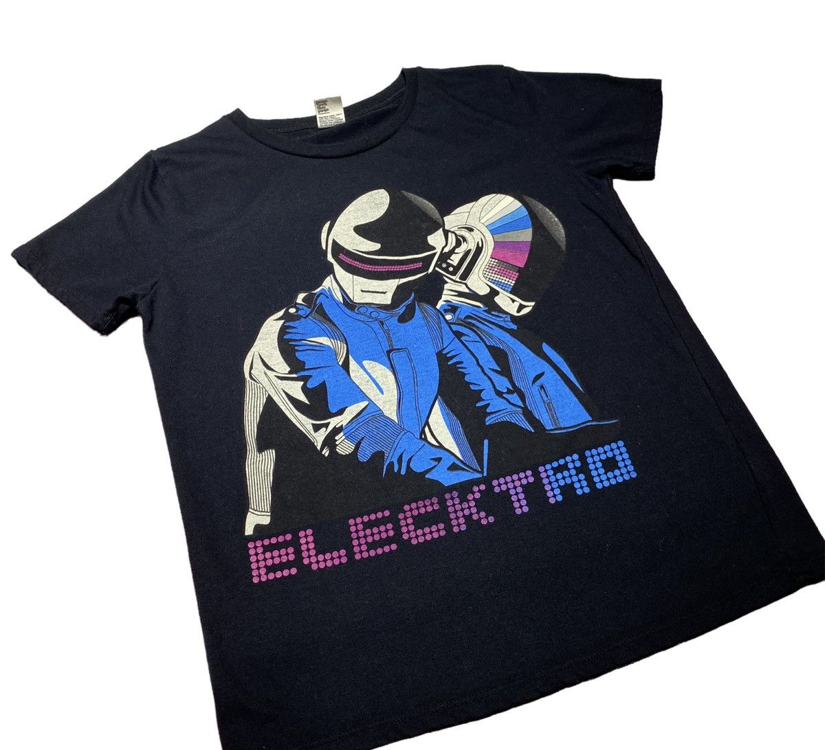 Band Tees Thrashed Faded Daft Punk Robot ERD GRUNGE GRAIL TEE Size US S / EU 44-46 / 1 - 2 Thumbnail