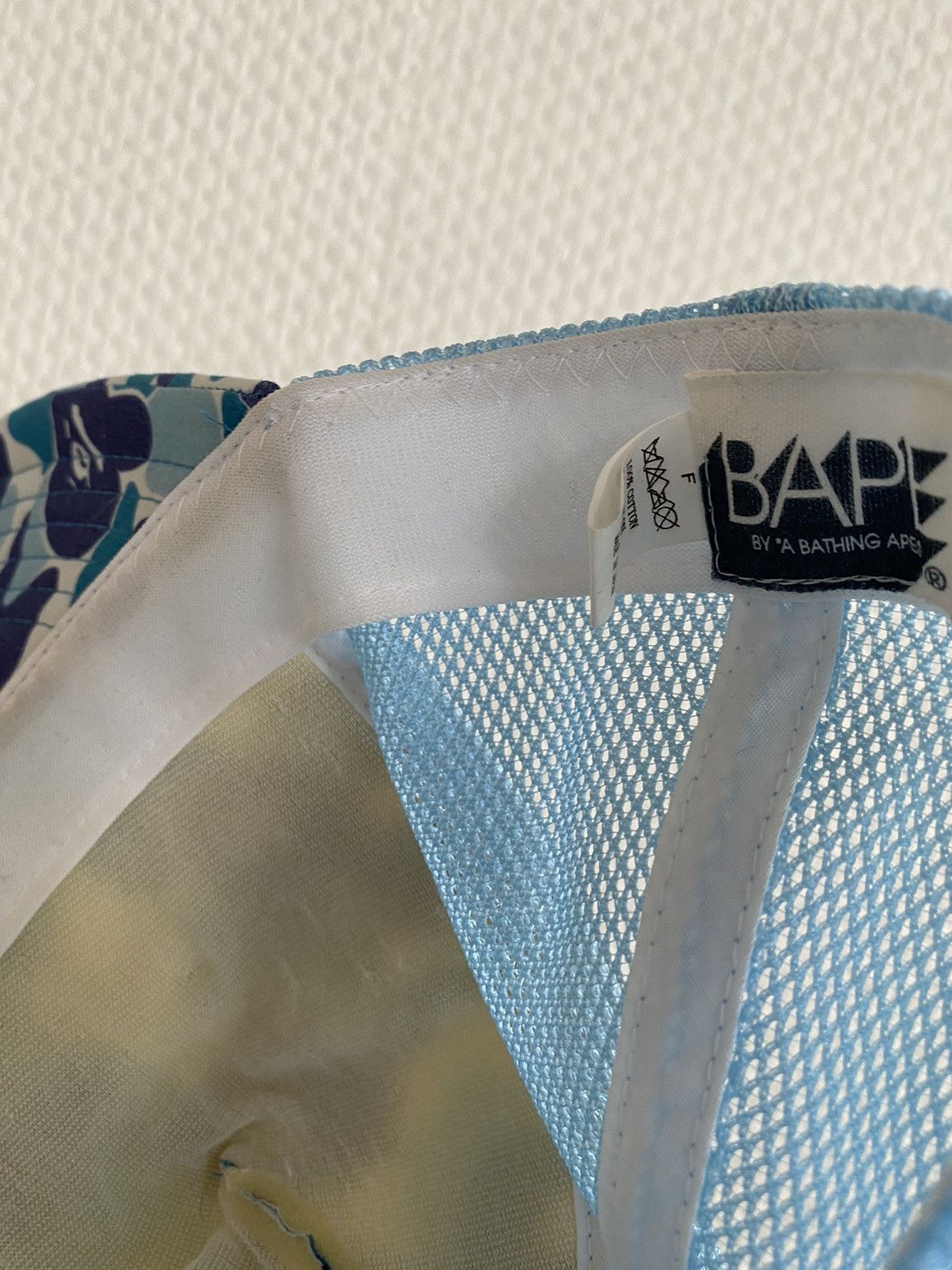 Bape ABC2 Camo NYC Logo Mesh Cap Size ONE SIZE - 4 Thumbnail