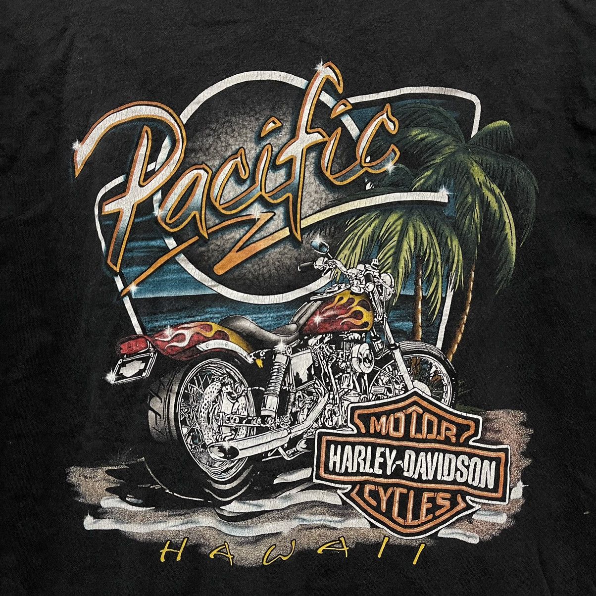 Harley Davidson Vintage harley davidson pacific hawaii tshirt Size US L / EU 52-54 / 3 - 3 Thumbnail